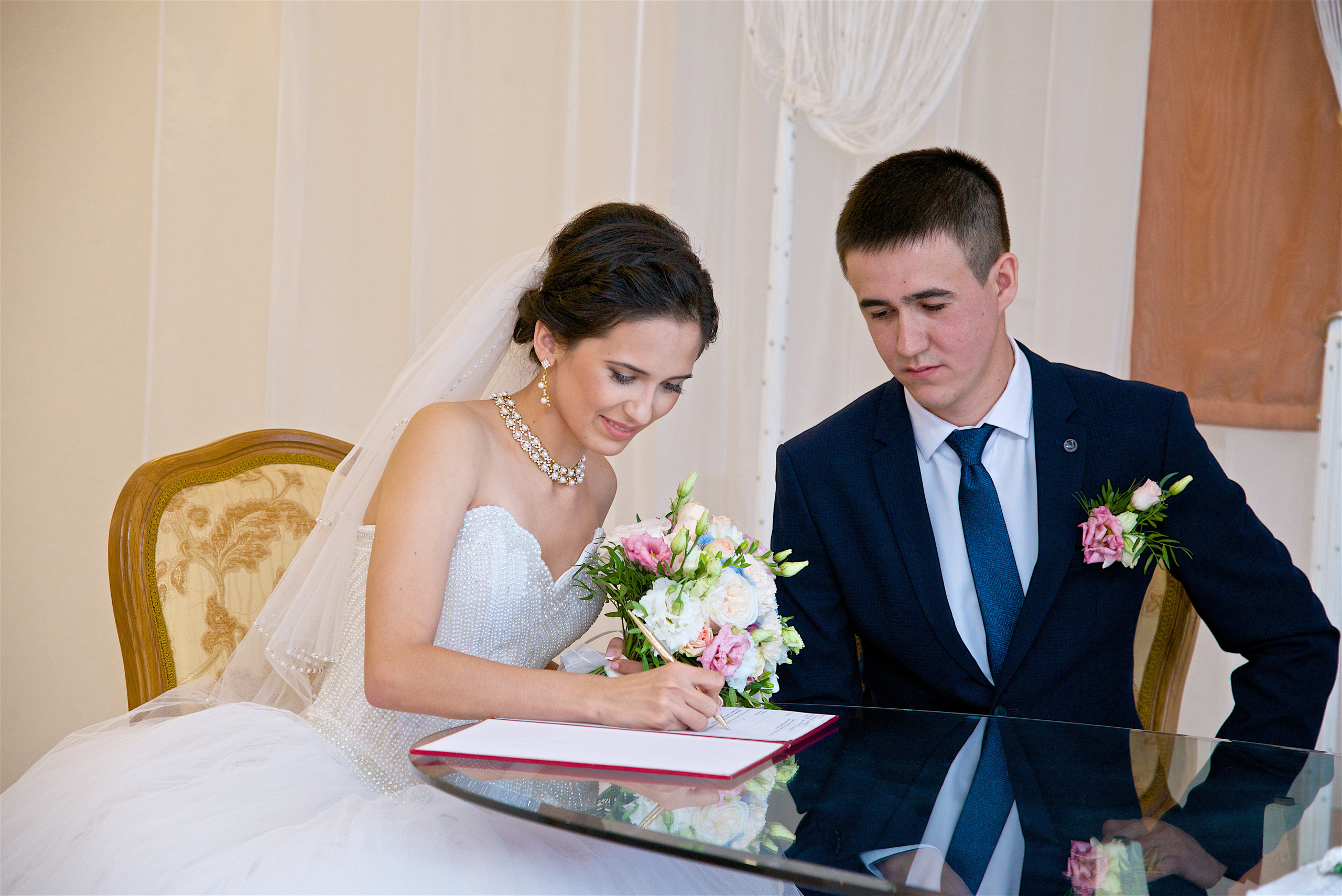 Регистрация в Советском ЗАГСе. Свадебный и семейный фотограф в Самаре Марина Алексеева