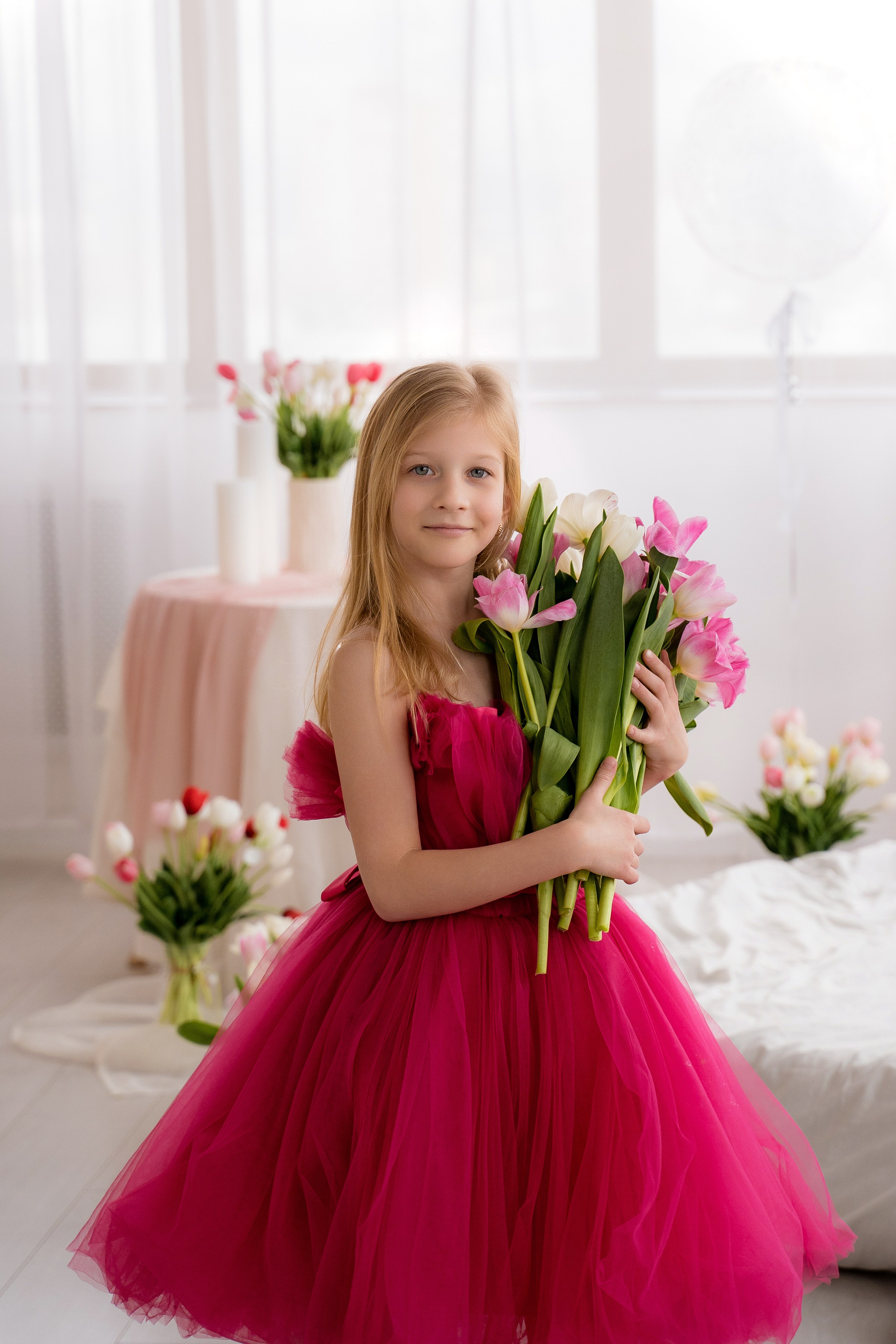 Тюльпановое настроение. Фотостудия Малина в городе Улан-Удэ. Фотограф Ирина Жарникова