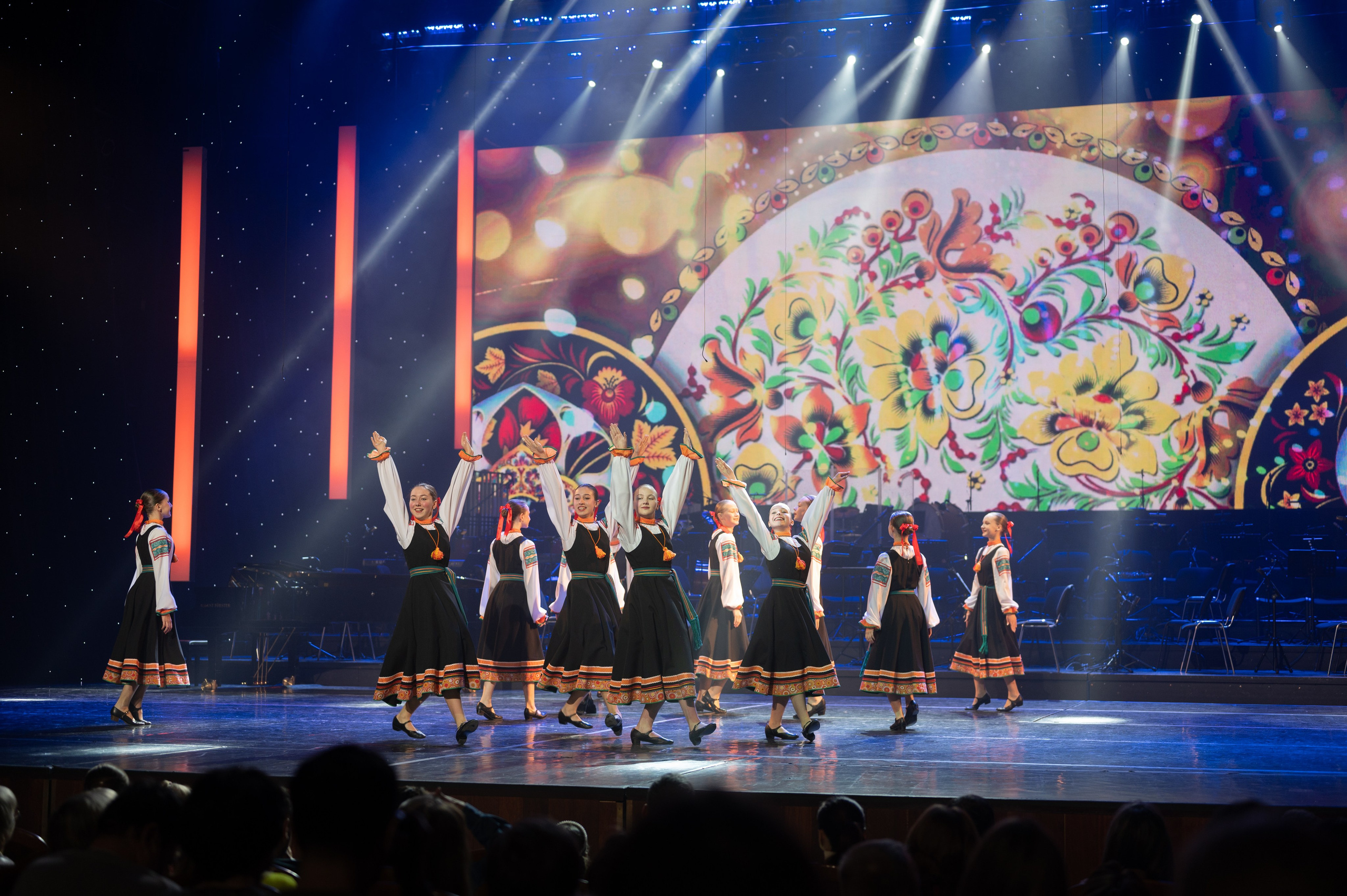 Отчетный концерт ДШИ «Гармония» «Зимняя гармония». Фотограф новорожденных, семейный детский в Тюмени Татьяна Морозова