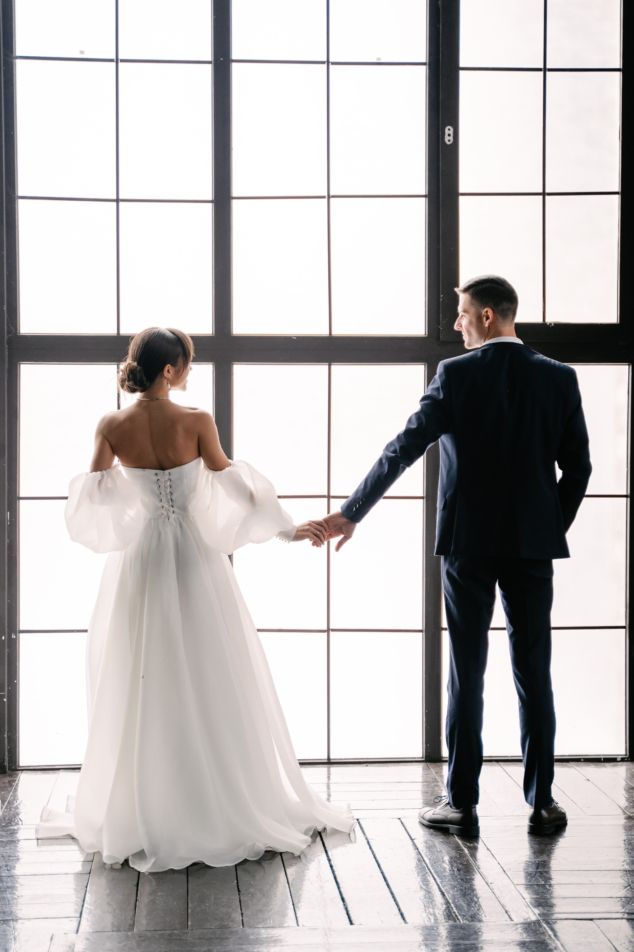 Свадебная фотосессия молодоженов в студии. Свадебный и семейный фотограф из Воронежа|Москвы Бубнова Екатерина