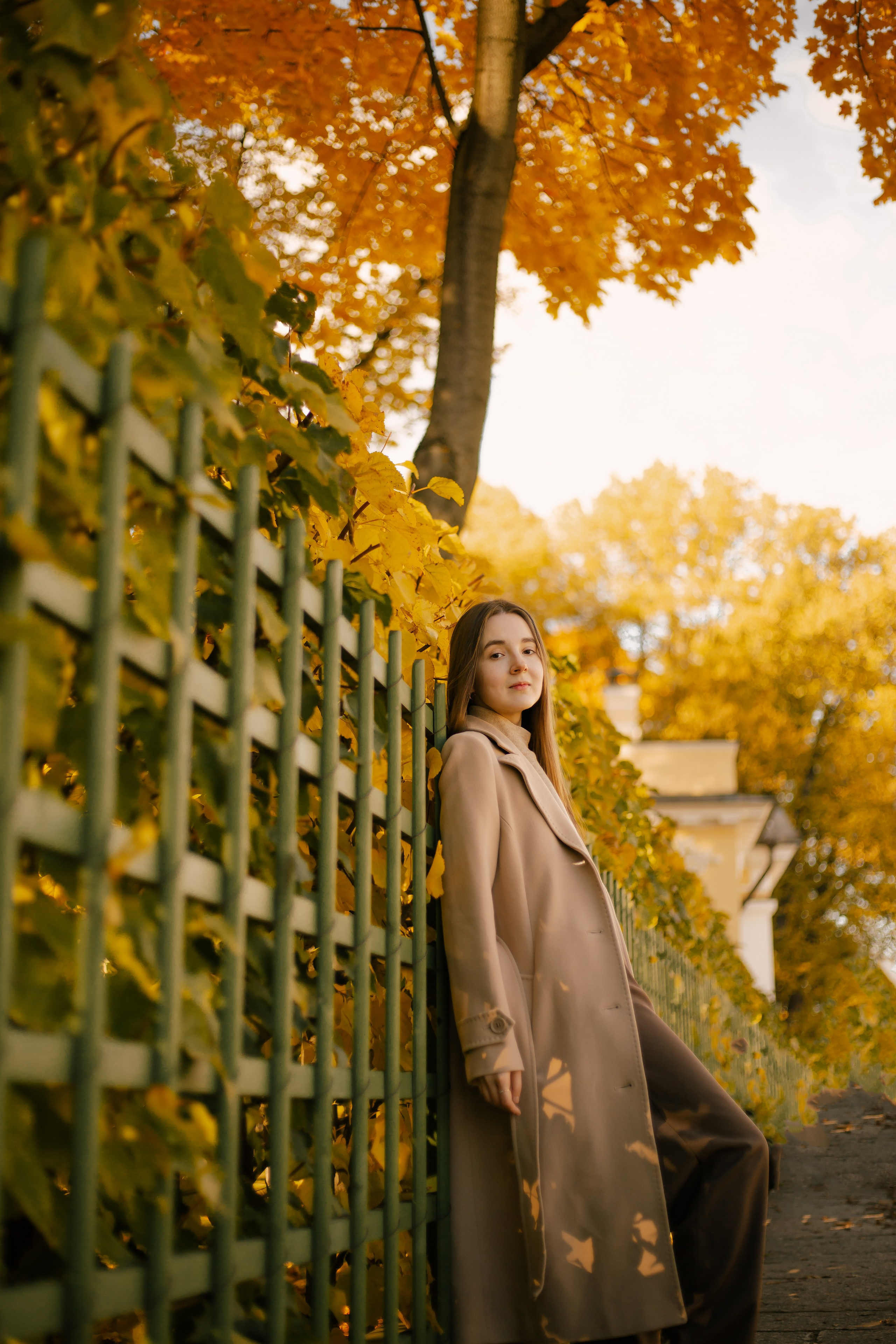 Осенью в Летнем саду. Свадебный и женский фотограф в Санкт-Петербурге Муртеева Екатерина