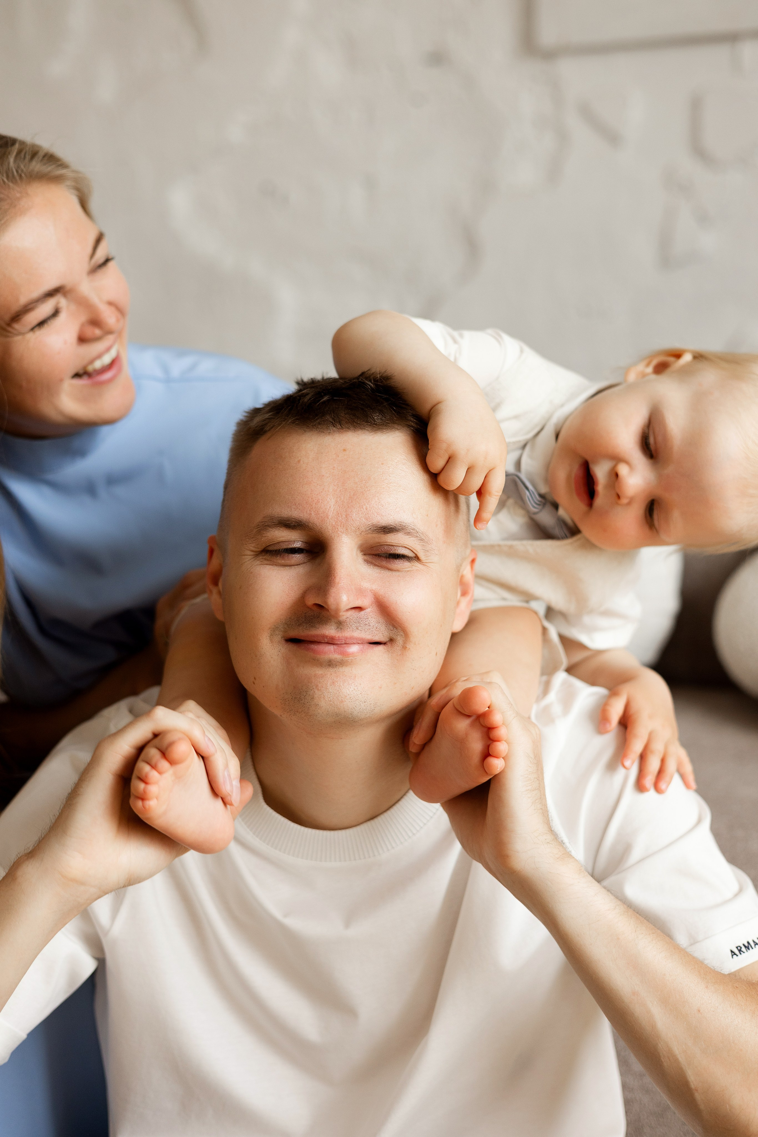 Сьемка годовасия в студии Лайтрум. Семейный фотограф в Екатеринбурге Маргарита Курносова
