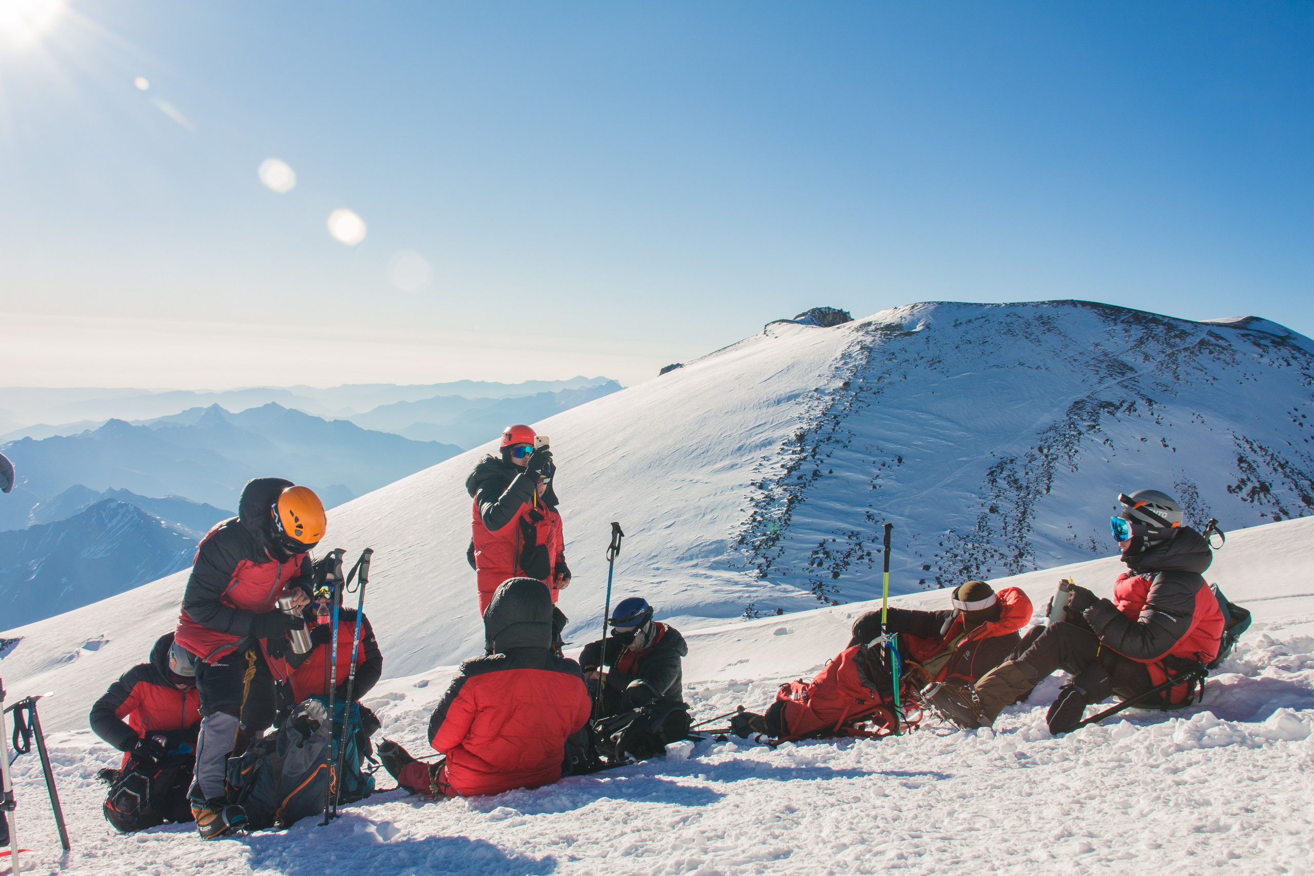 Восхождение на Эльбрус (пример съемки). Фотограф Котий Даниил