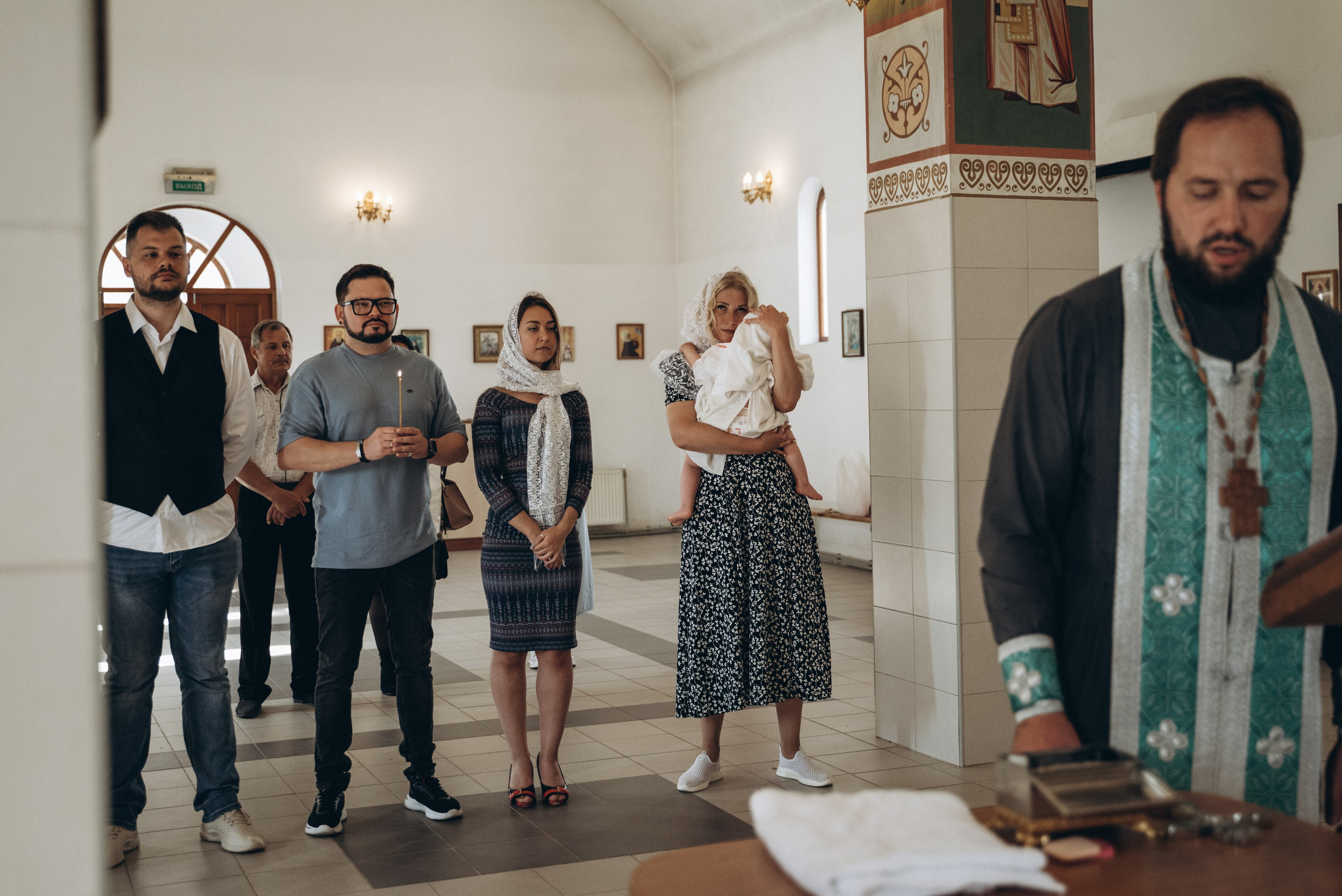 Крещение Леокадии. Семейный фотограф в Минске Дарья Дреко
