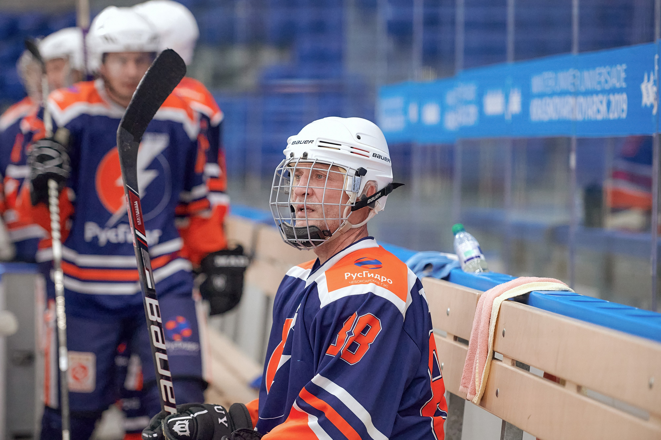 Портфолио репортажной фотосъёмки: Кристалл арена — Хоккей — РусГидро. Фотограф Яковлев Роман — Красноярск
