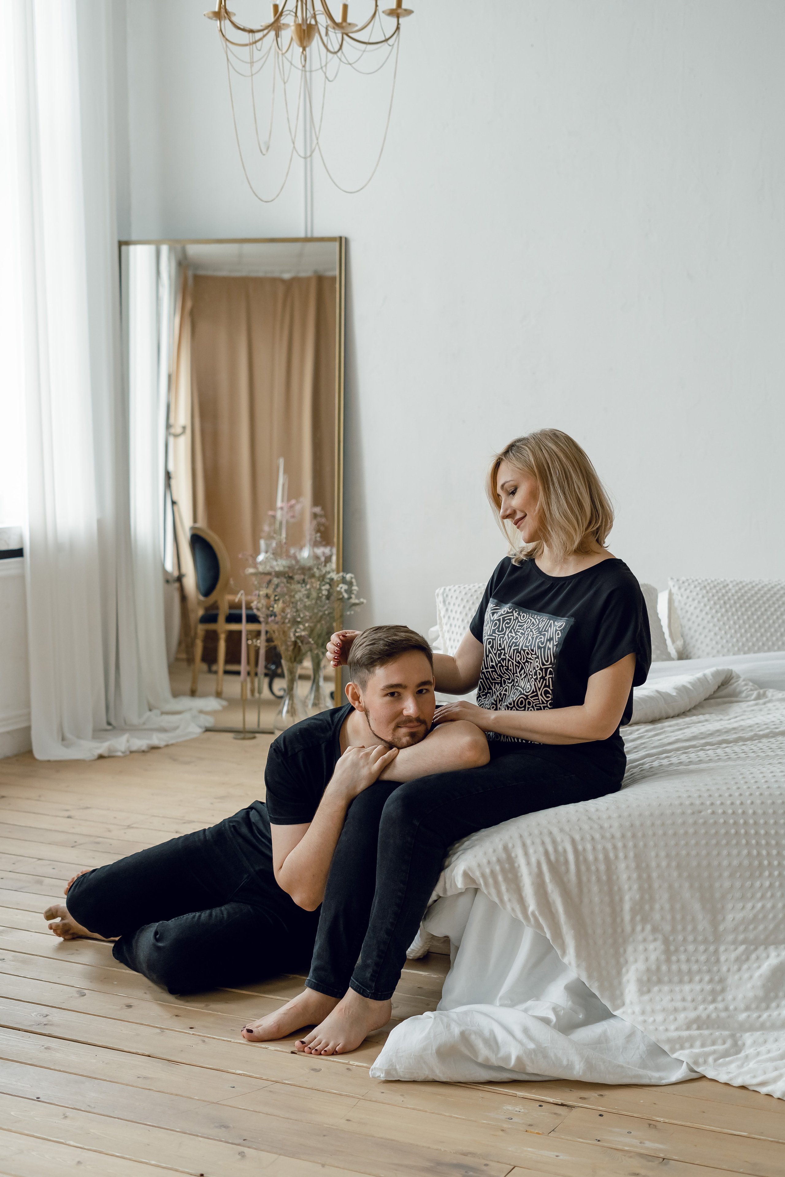 Мама и взрослый сын. Фотограф Ларионова Надежда|Ставрополь