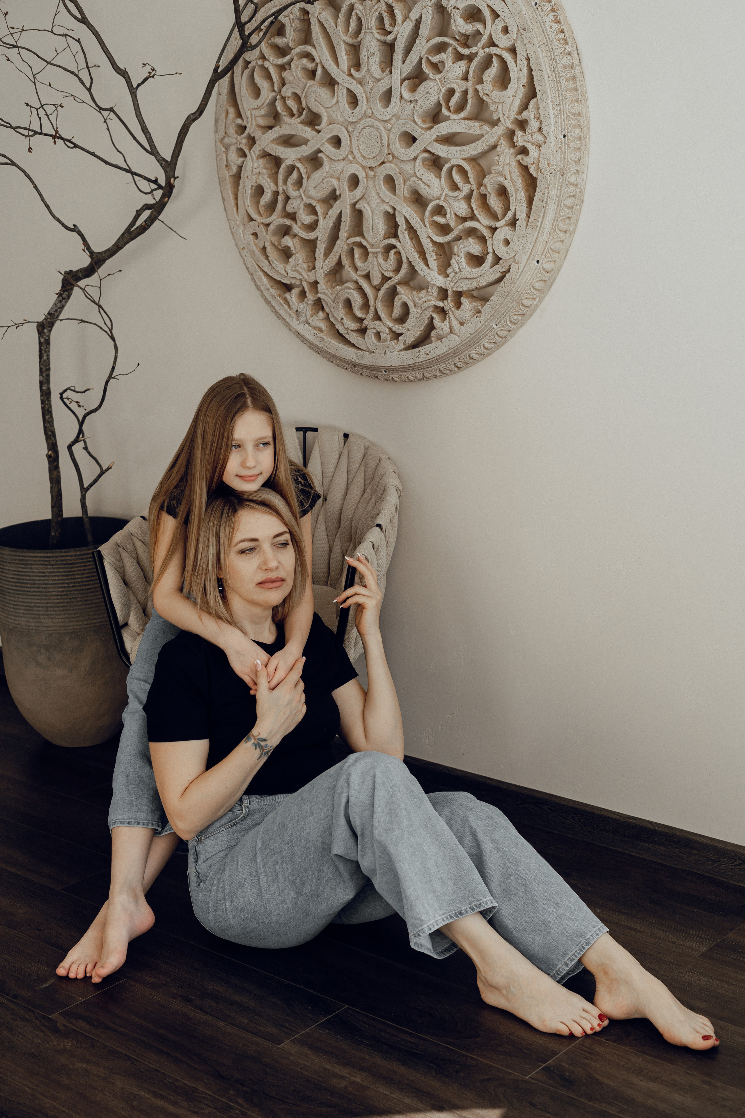 Наталья, мама и дочка. Фотограф Ларионова Надежда|Ставрополь