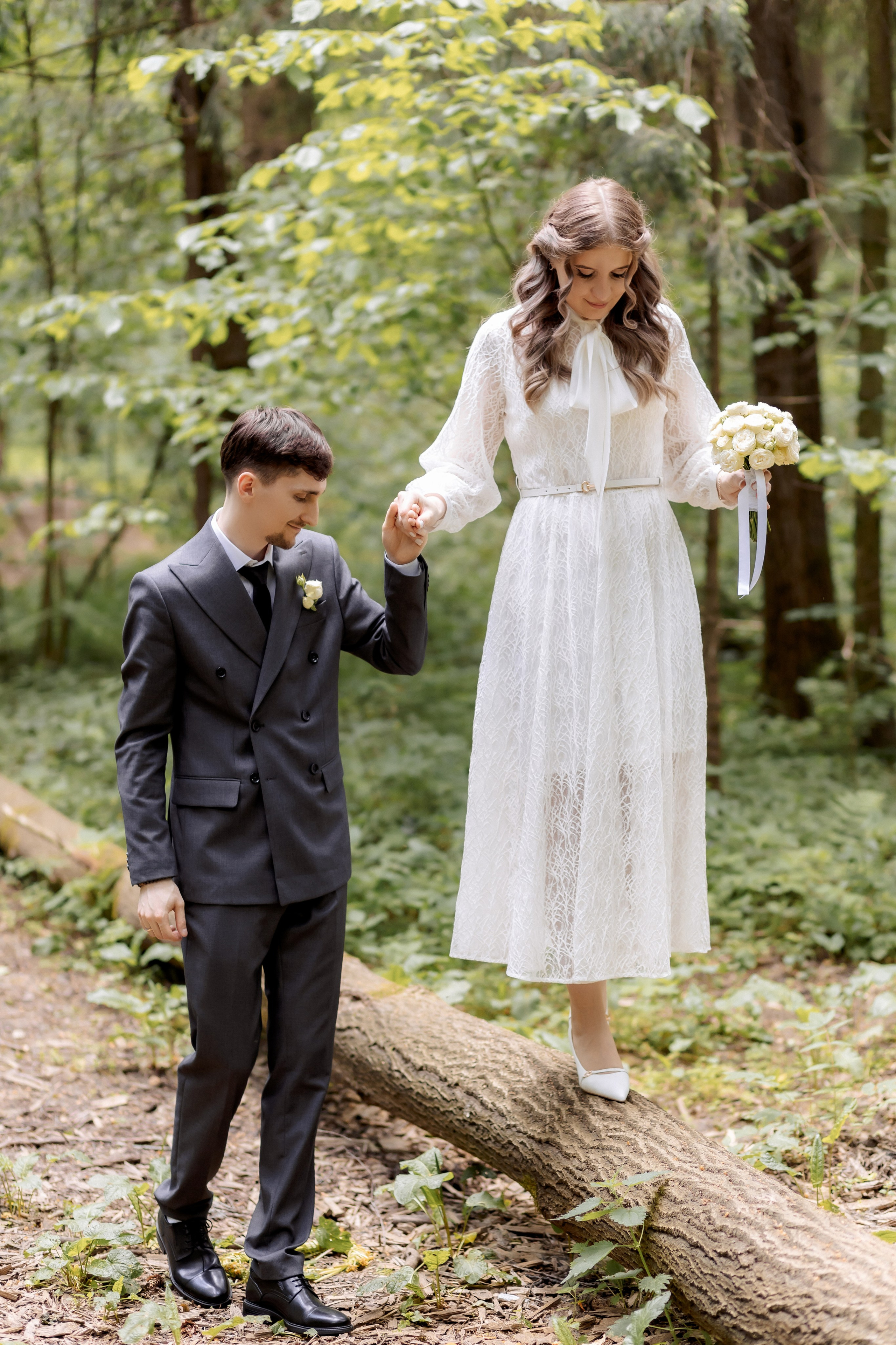 Е&Н (свадебная прогулка в лесу). Зотова Алена — семейный и женский фотограф в Зеленограде