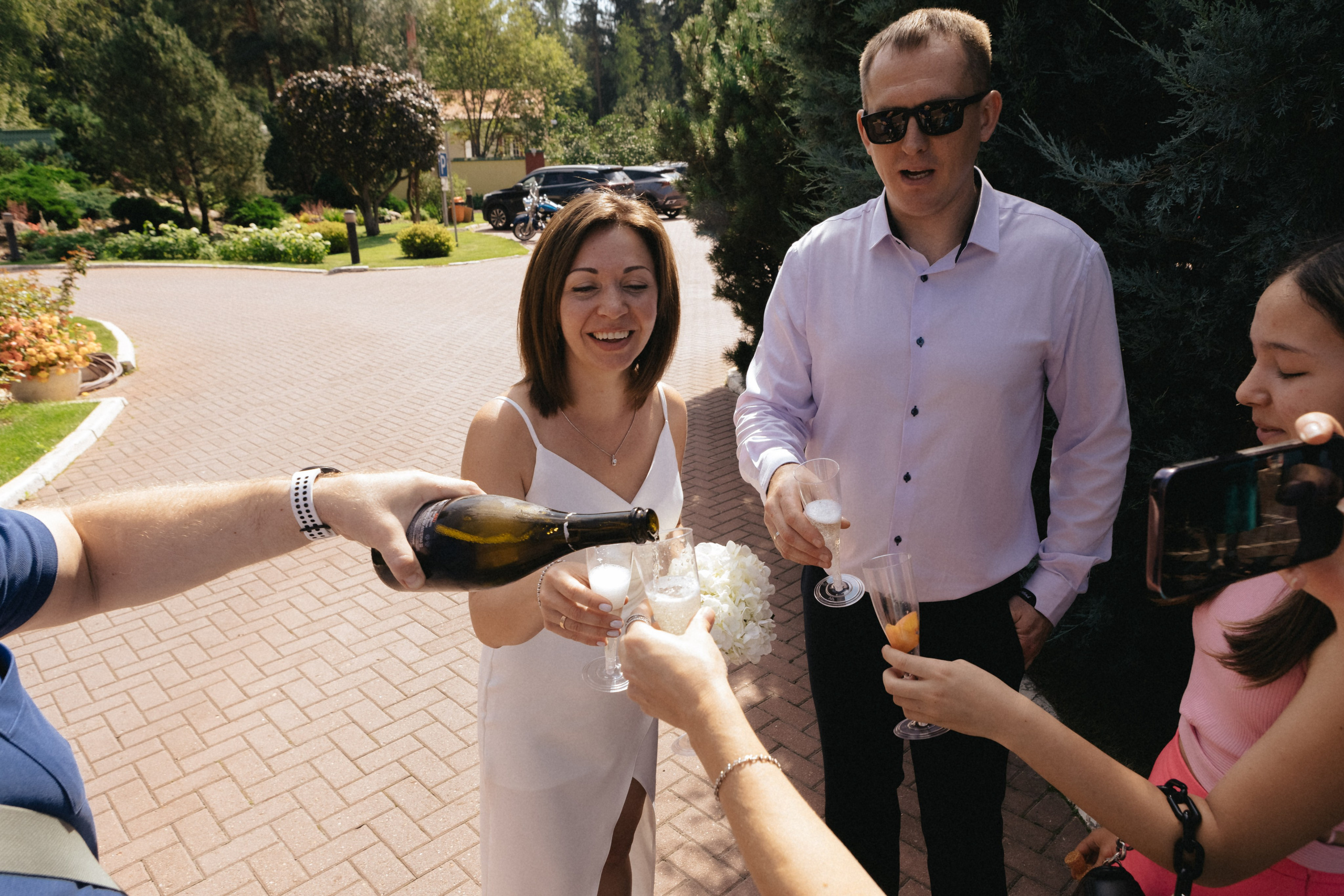 Лиза и Сережа. Роспись и тусовка в коттедже. Свадебный и портретный фотограф в Москве Анастасия Масюк