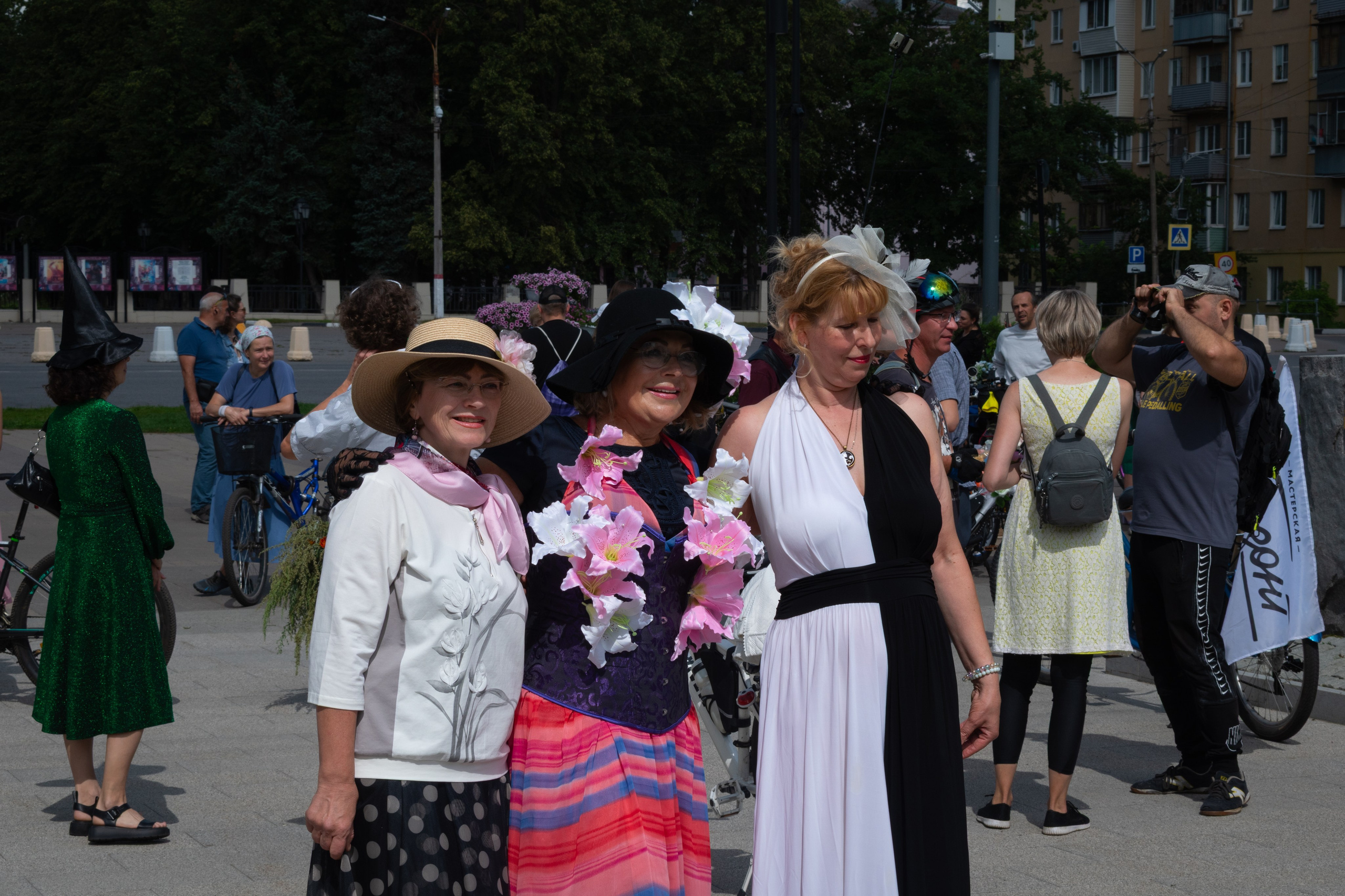 «Леди на велосипеде» — велопробег по г. Жуковскому 2025. Репортажный фотограф Сыбер Мартти