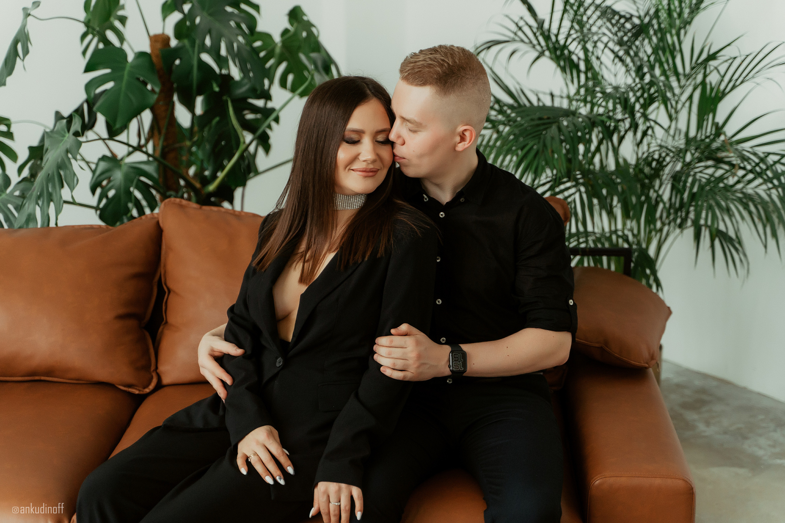 Студийная съёмка Владимира и Анастасии. Фотограф Никита Анкудинов. Москва — Чебоксары — Казань