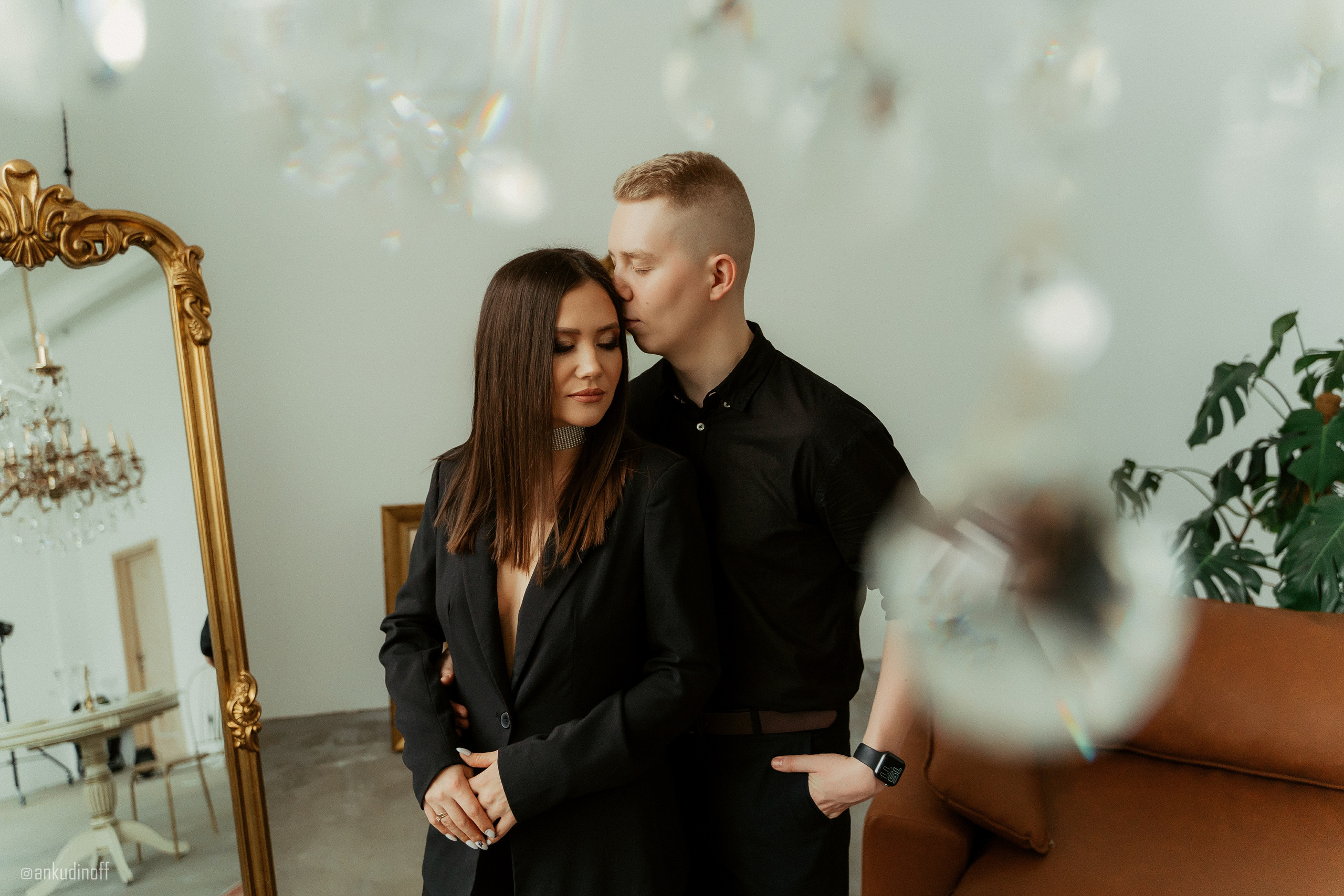 Студийная съёмка Владимира и Анастасии. Фотограф Никита Анкудинов. Москва — Чебоксары — Казань