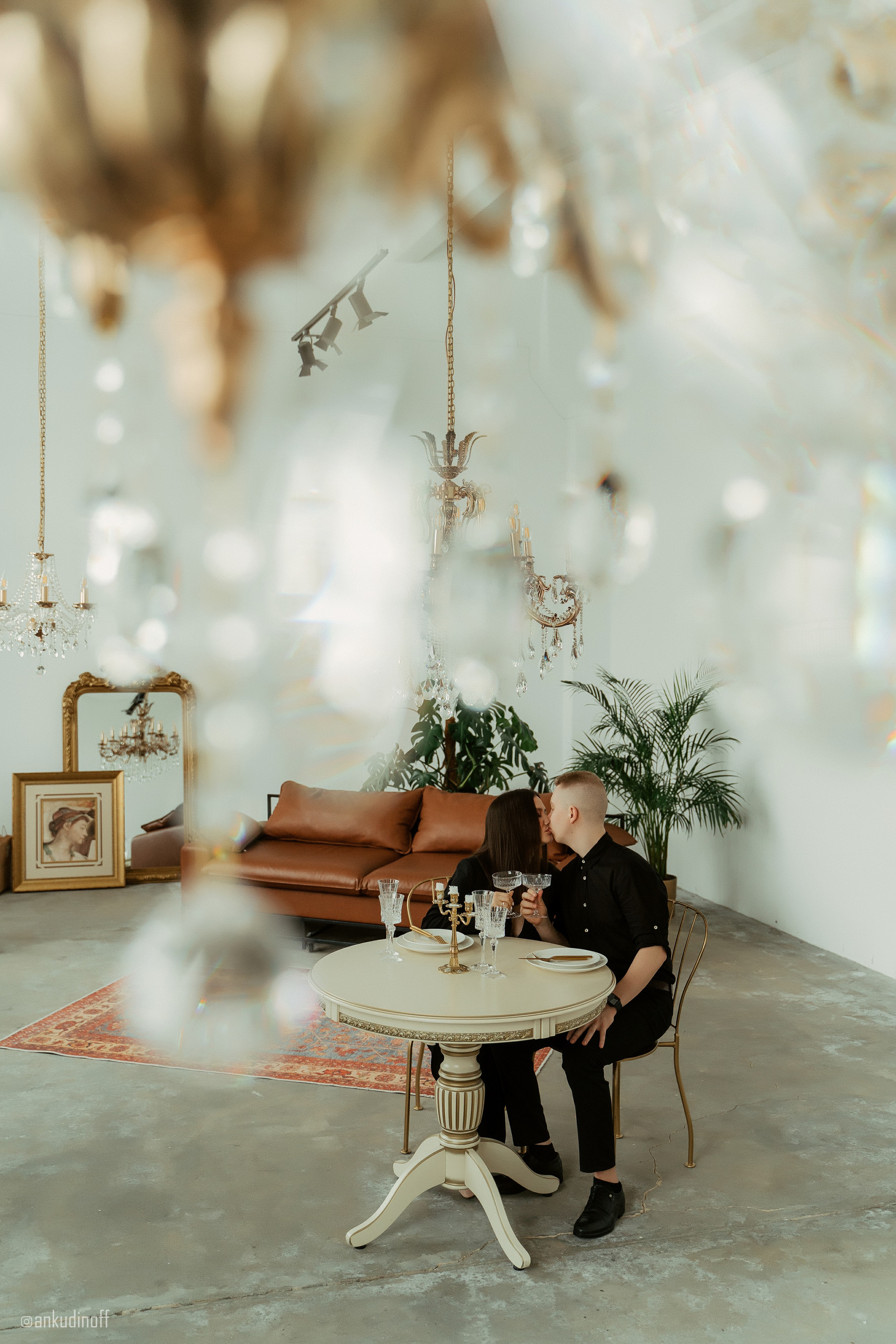 Студийная съёмка Владимира и Анастасии. Фотограф Никита Анкудинов. Москва — Чебоксары — Казань