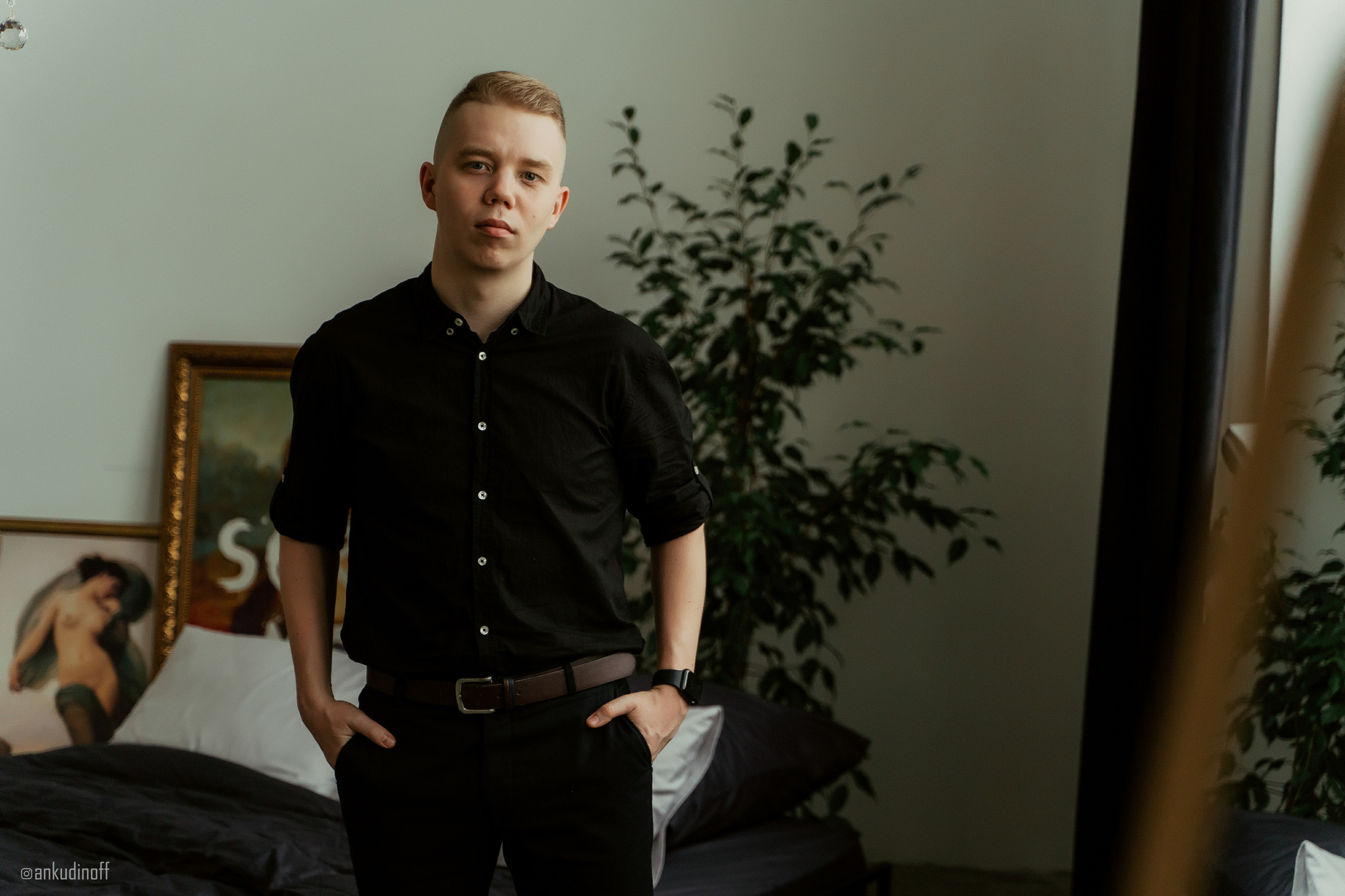 Студийная съёмка Владимира и Анастасии. Фотограф Никита Анкудинов. Москва — Чебоксары — Казань