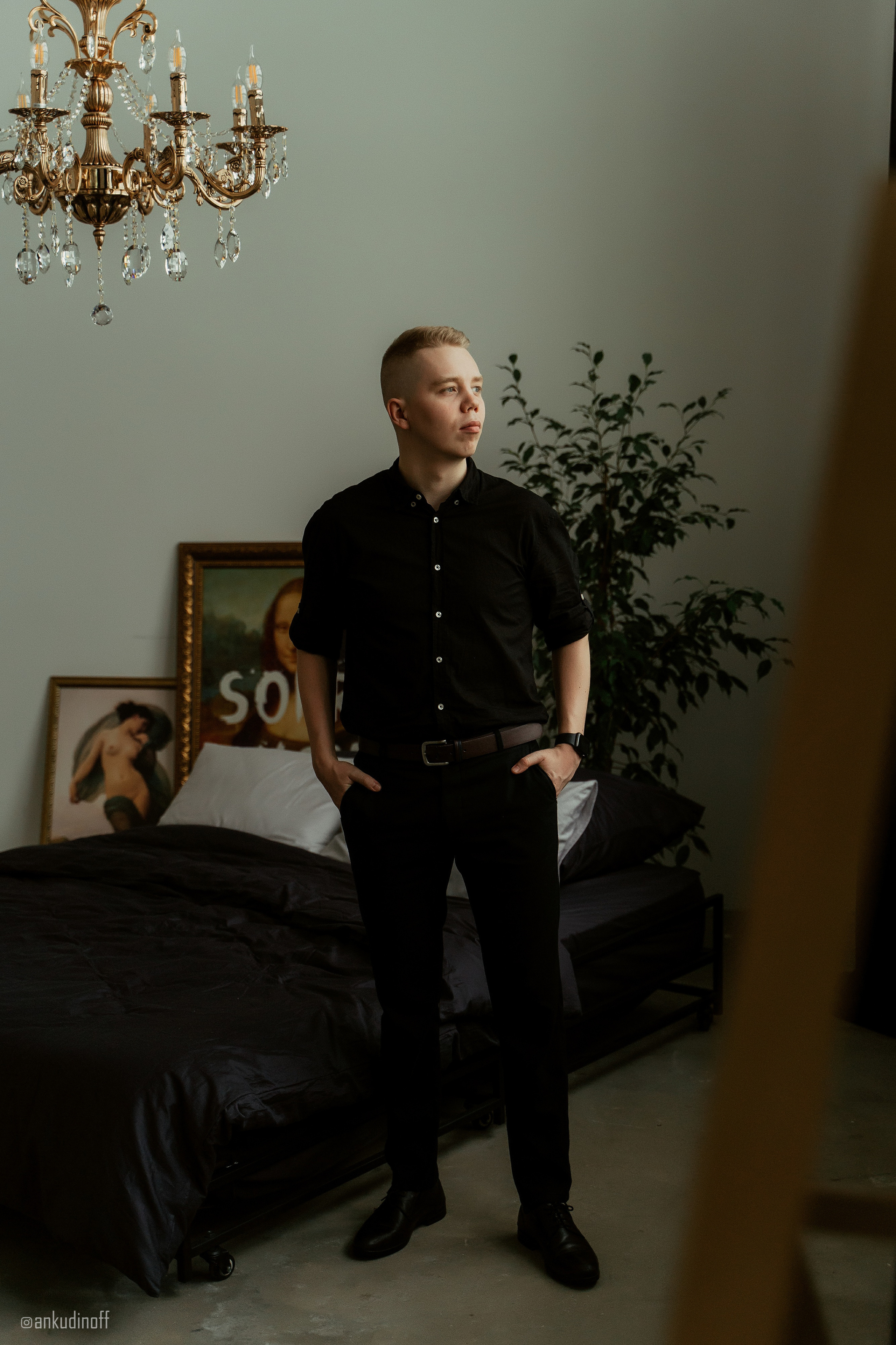 Студийная съёмка Владимира и Анастасии. Фотограф Никита Анкудинов. Москва — Чебоксары — Казань