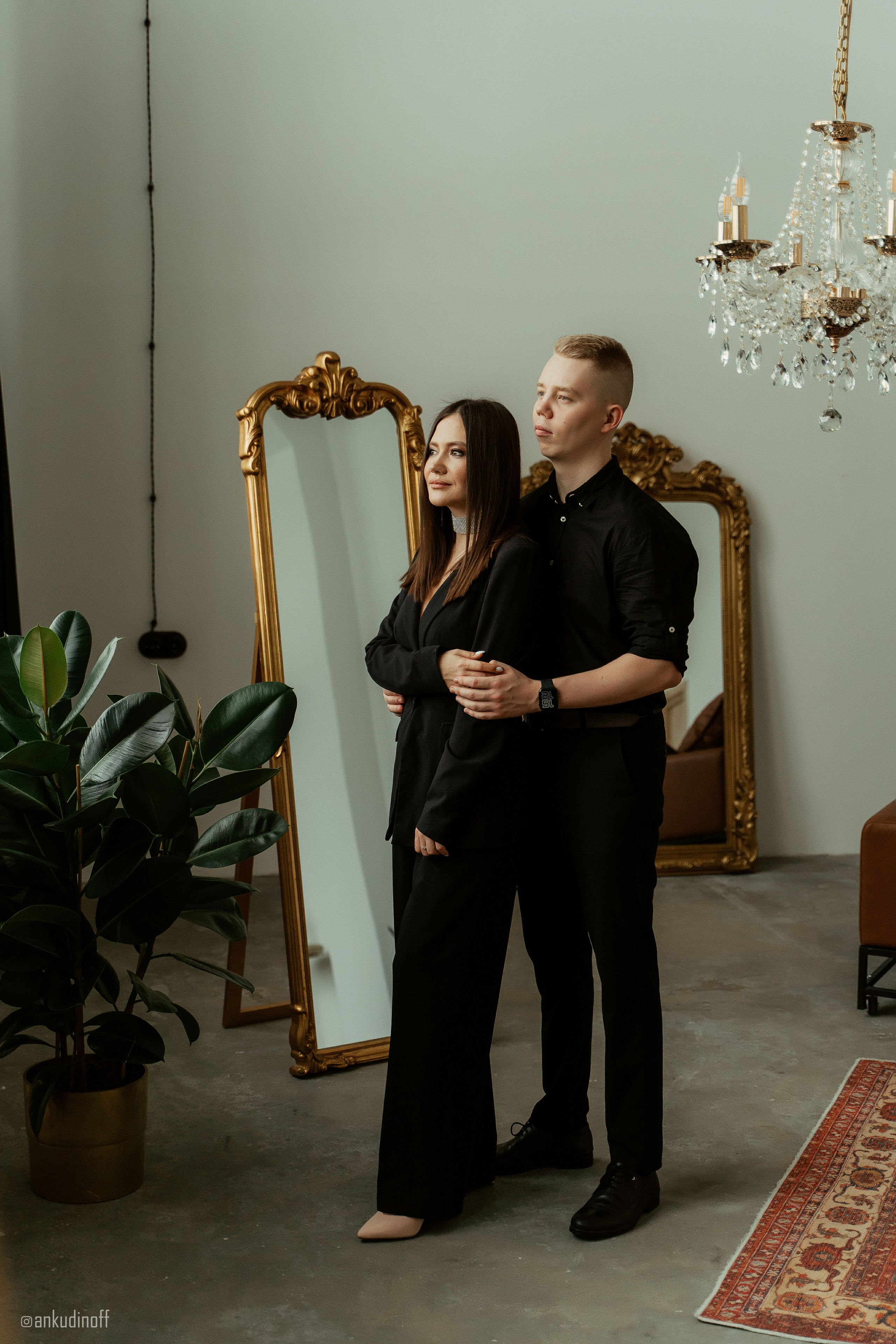 Студийная съёмка Владимира и Анастасии. Фотограф Никита Анкудинов. Москва — Чебоксары — Казань