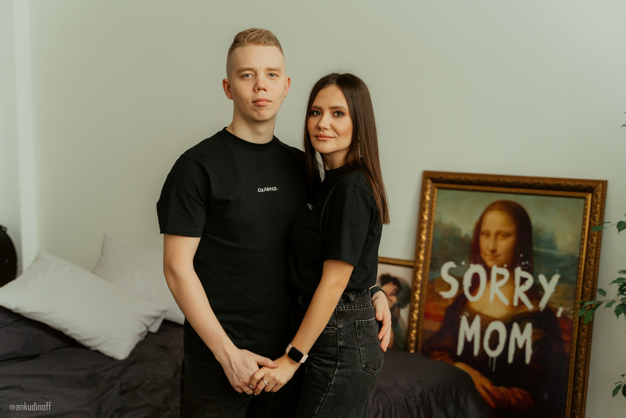 Студийная съёмка Владимира и Анастасии. Фотограф Никита Анкудинов. Москва — Чебоксары — Казань