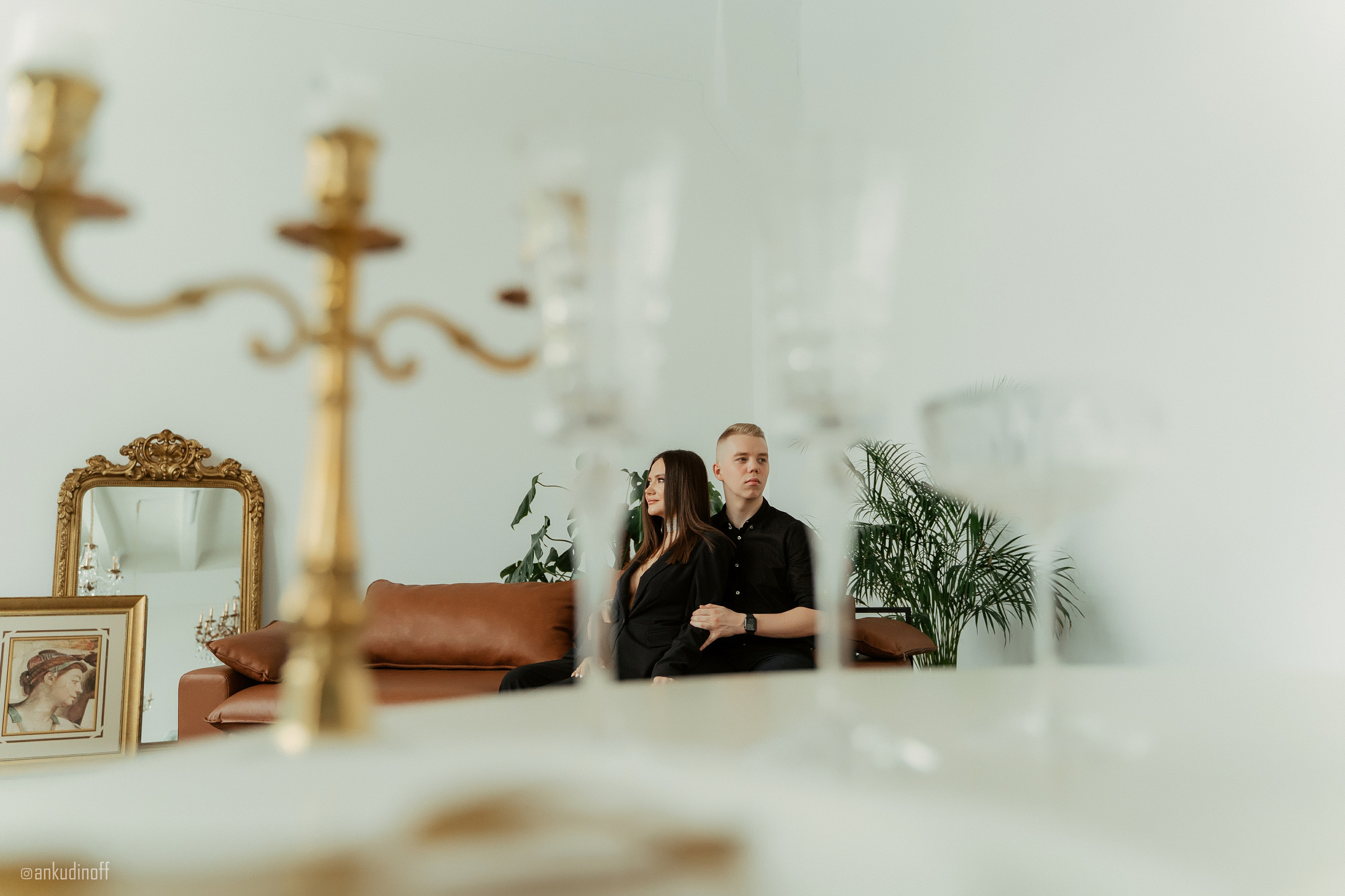 Студийная съёмка Владимира и Анастасии. Фотограф Никита Анкудинов. Москва — Чебоксары — Казань