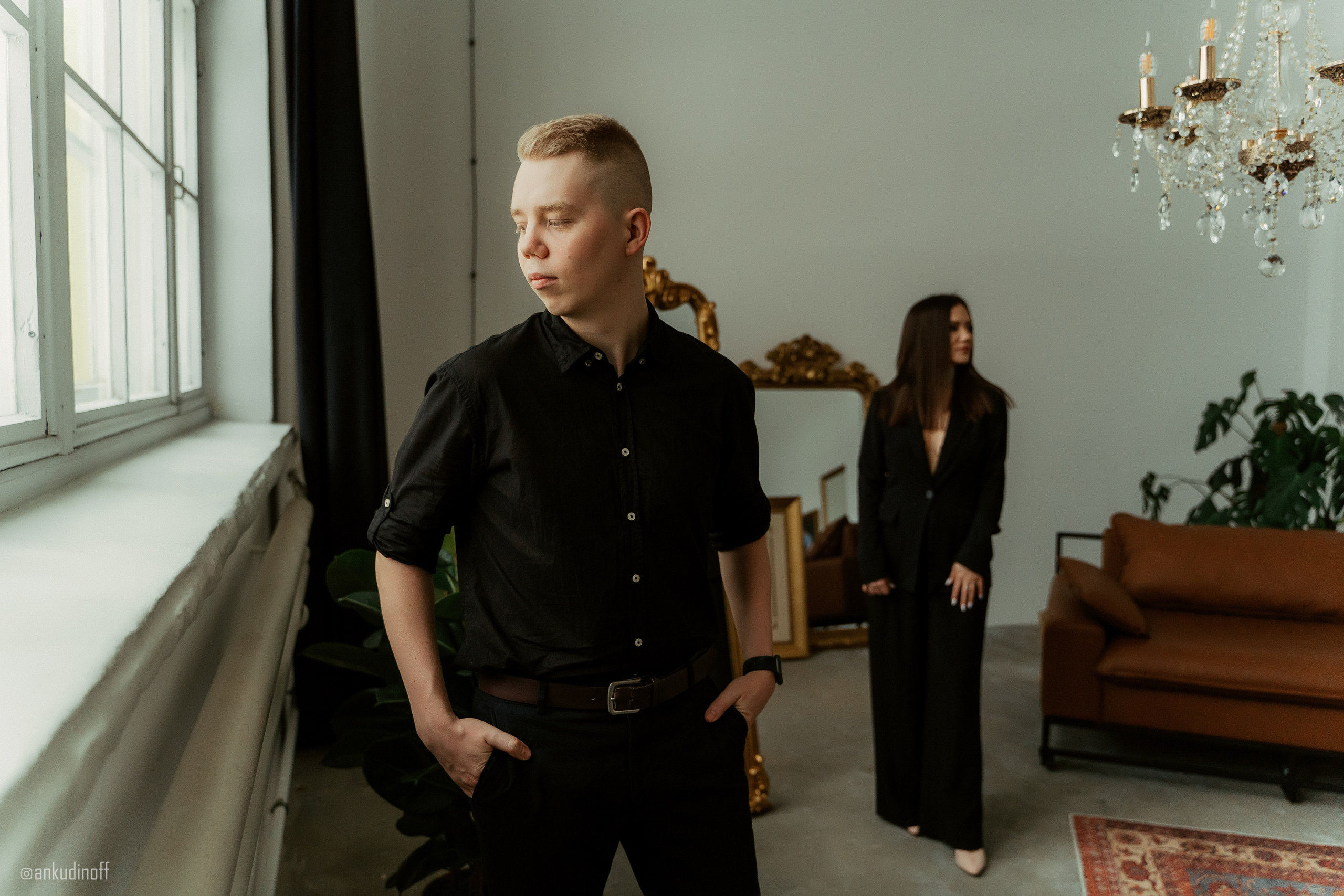 Студийная съёмка Владимира и Анастасии. Фотограф Никита Анкудинов. Москва — Чебоксары — Казань