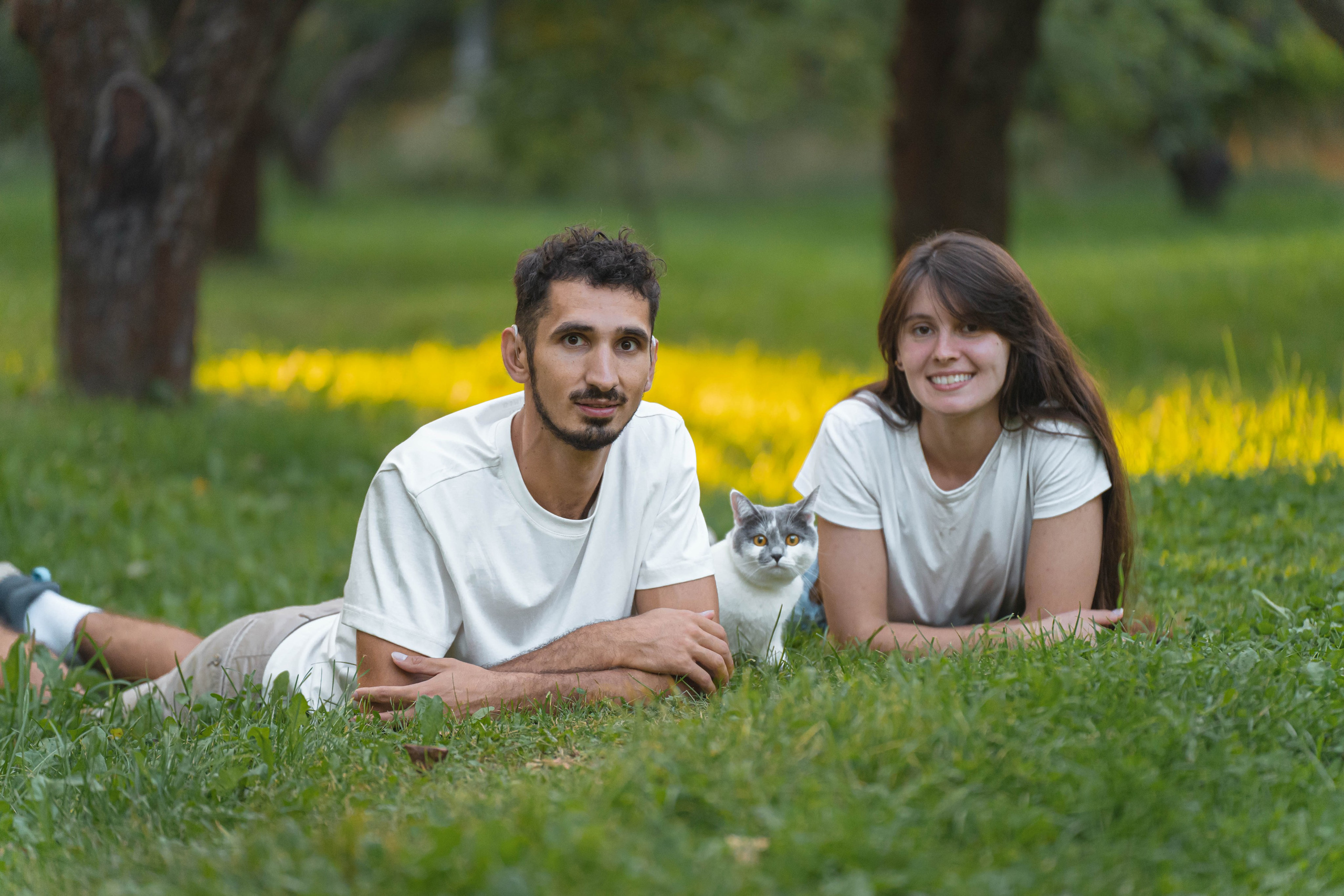 Маргарита, Михаил и кошка Лилу. Фотограф в Москве Ленарская Дарья