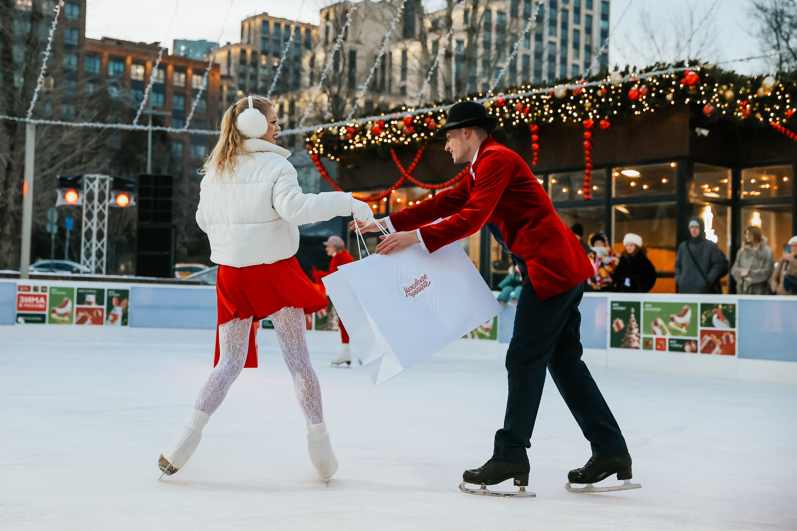 Ледовое шоу Сити каток Московское Чаепитие. Фотограф и видеограф Анна Домашенко