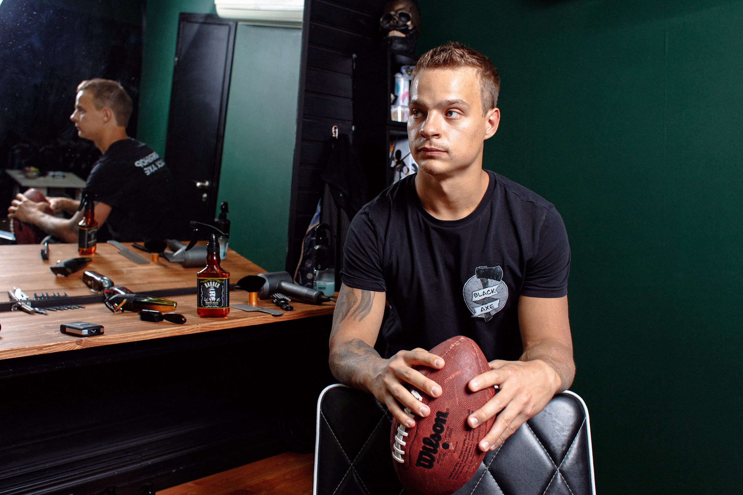 Съёмка барбершопа в Нижнем Новгороде.