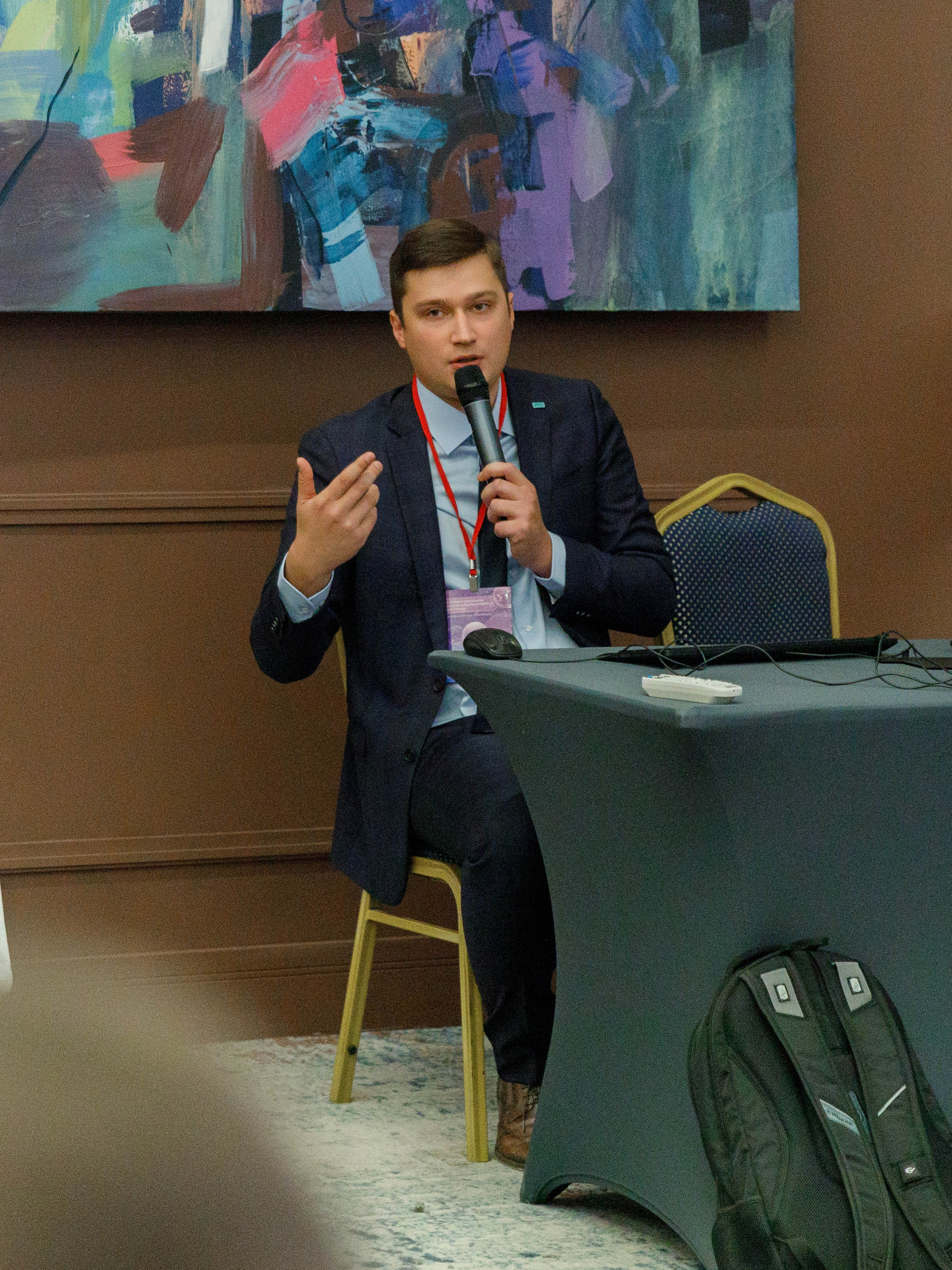 Конференция по кибербезопасности в организации. Hilton. Репортажный фотограф в Новосибирске Алена Помазунова