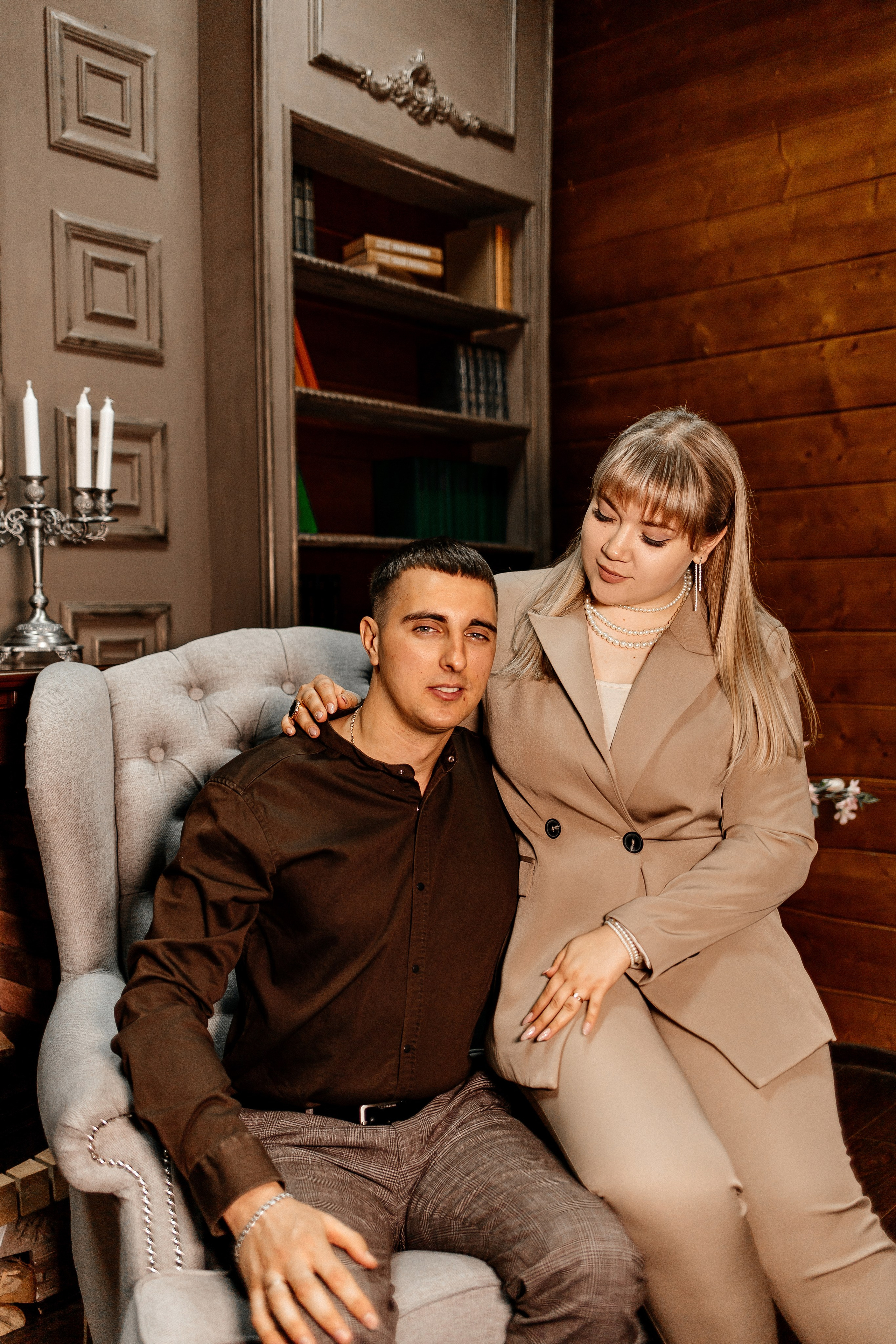 Love story в фотостудии. Свадебный фотограф Кропоткин Краснодар