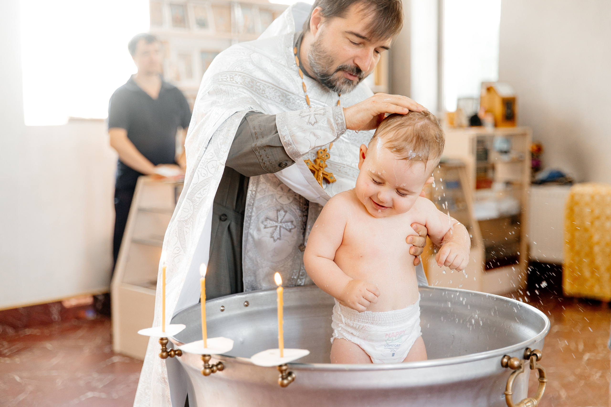 Крещение. Город Кропоткин. Церковь Петра и Павла. Свадебный фотограф Кропоткин Краснодар
