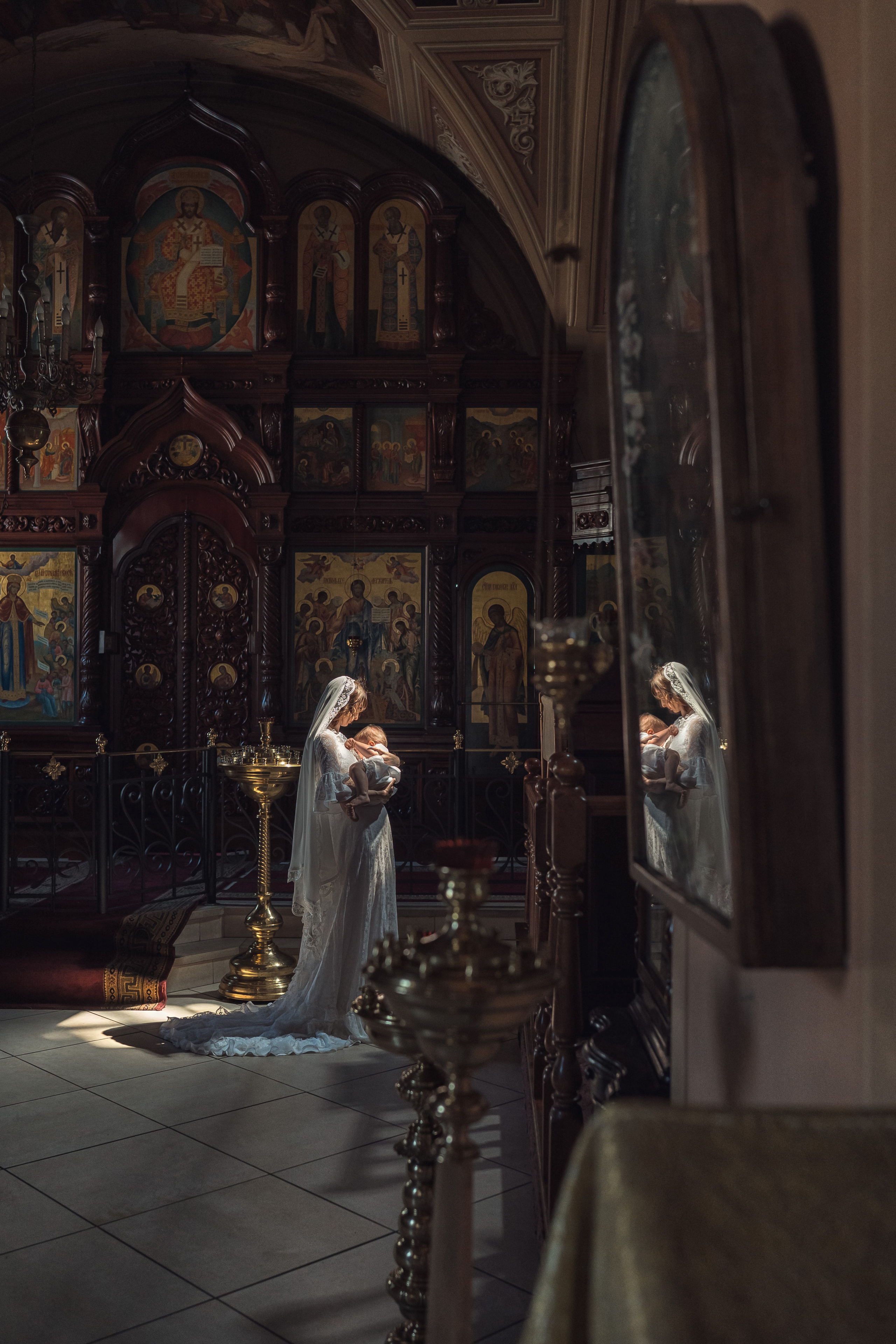 Крещение. Семейный фотограф и фотограф на таинства в Москве Юлия Калайджян