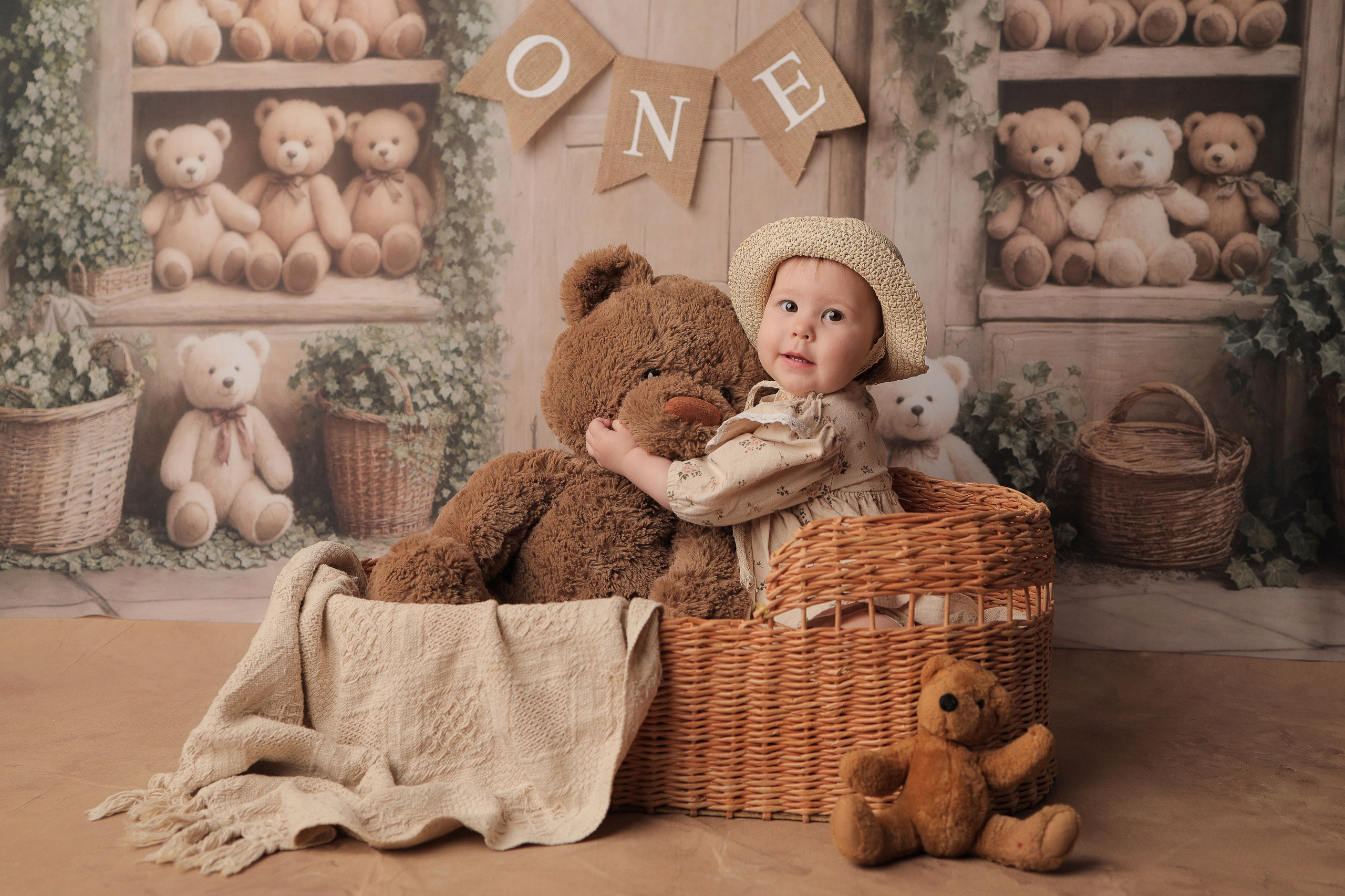 Анечка, 1 годик. Фотограф новорожденных в Новокузнецке Анна Горошникова