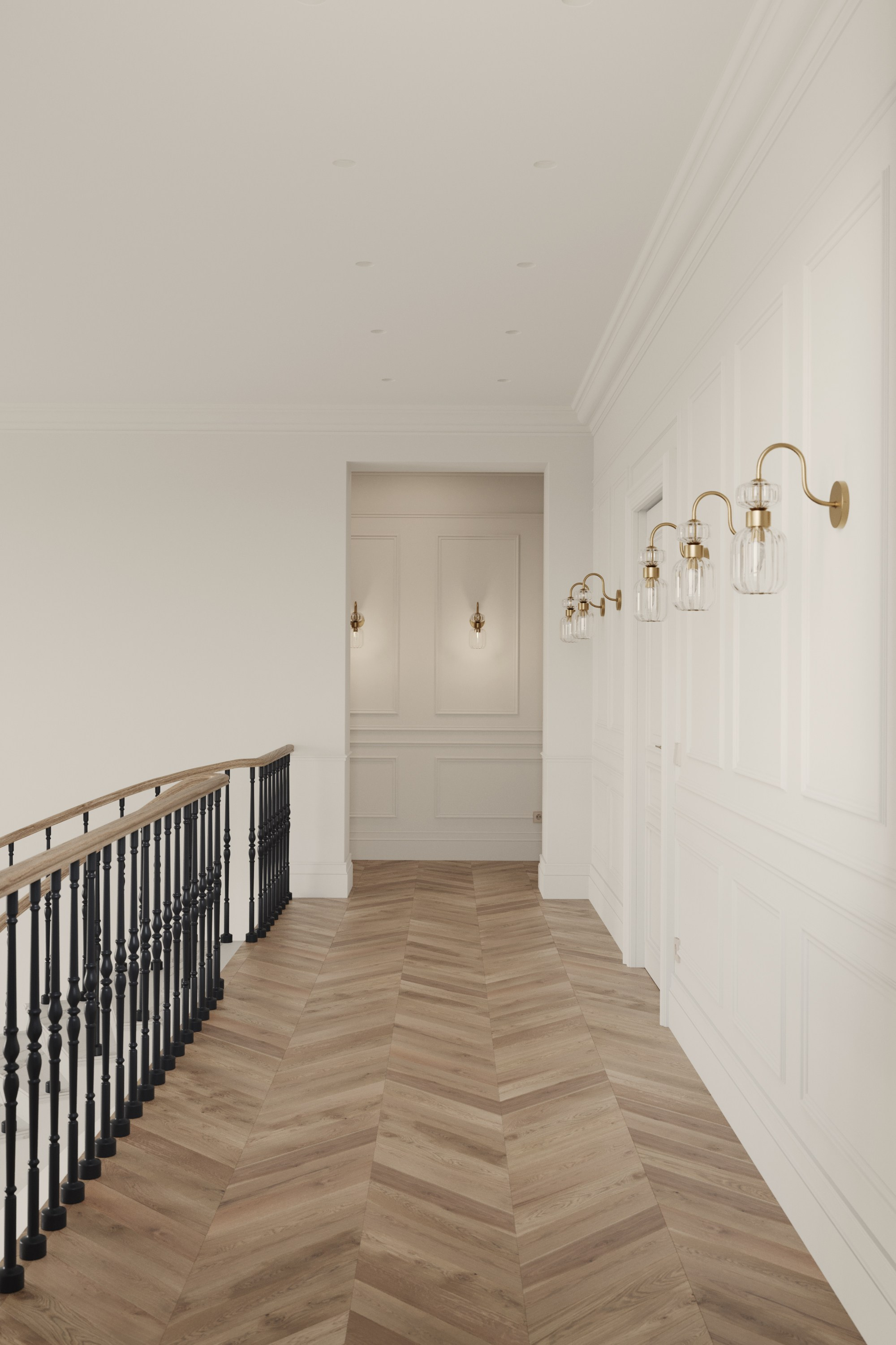 Дом 320 м² для большой семьи в Парижском стиле🤍