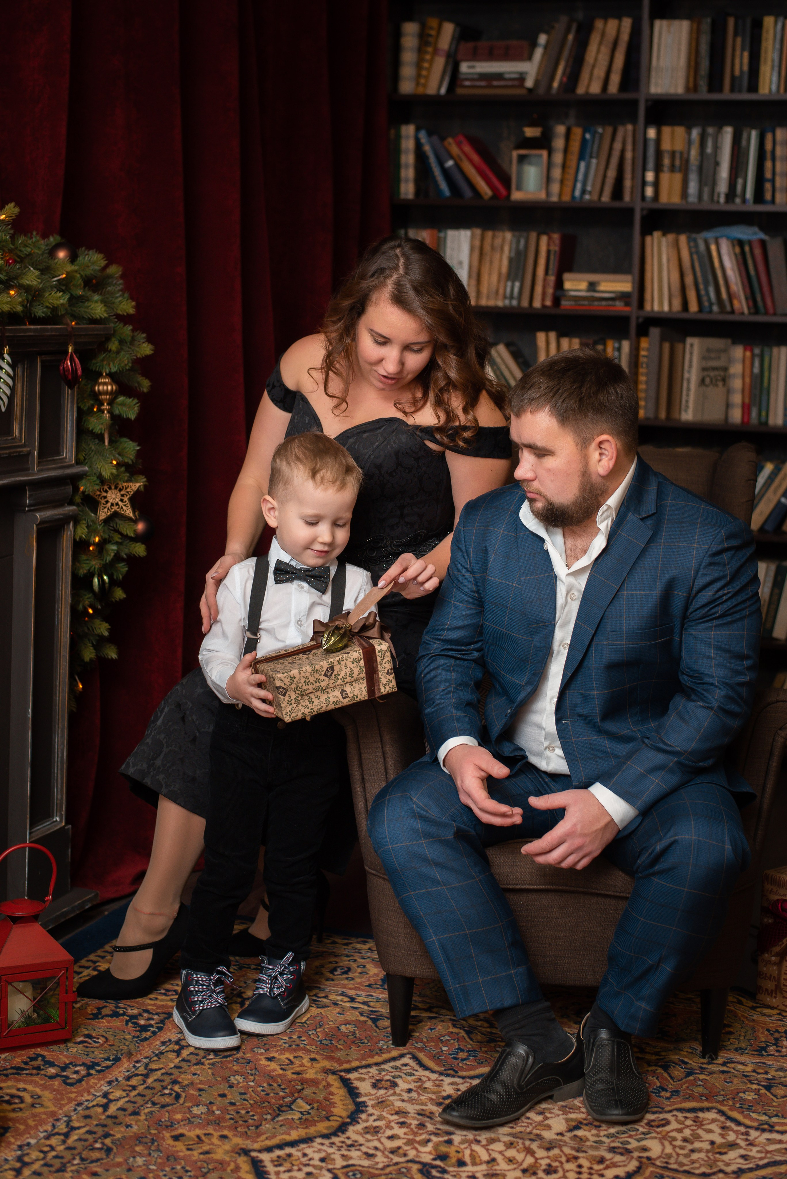 Новый год в студии. Фотографы Ивановы Краснодарский край