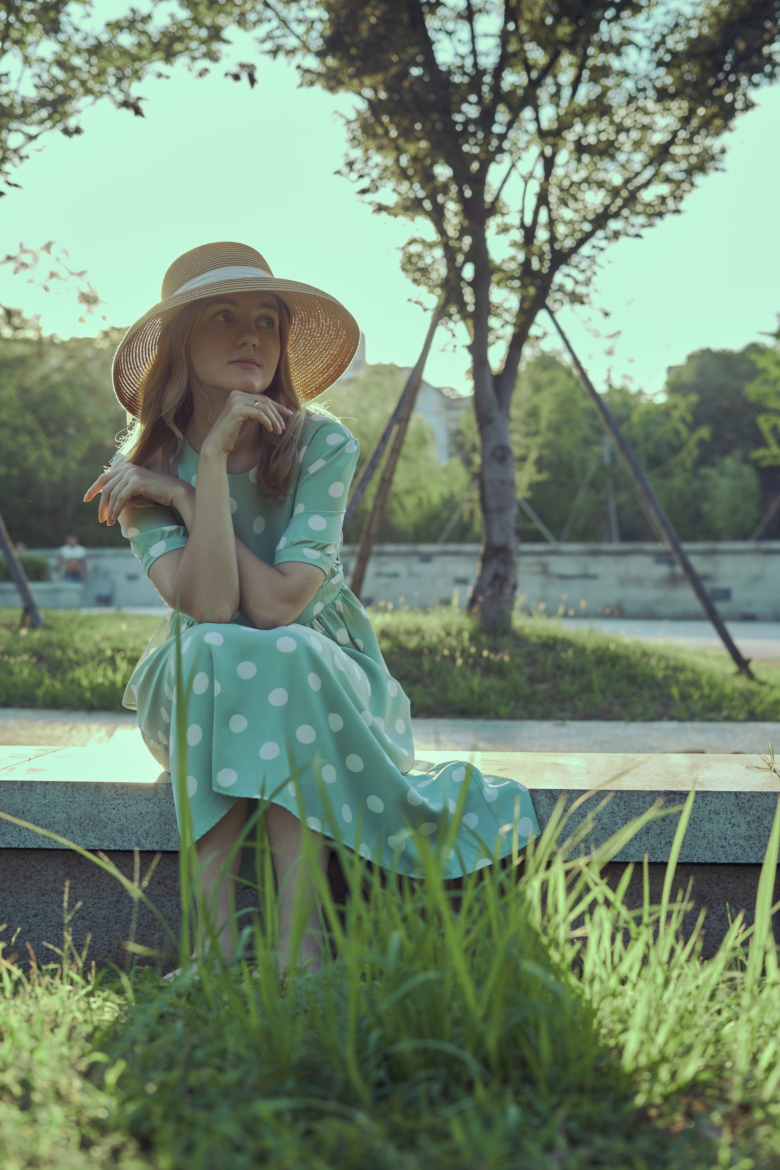 Даша в цвете циан. Репортажный и свадебный фотограф Роман Яшкильдин