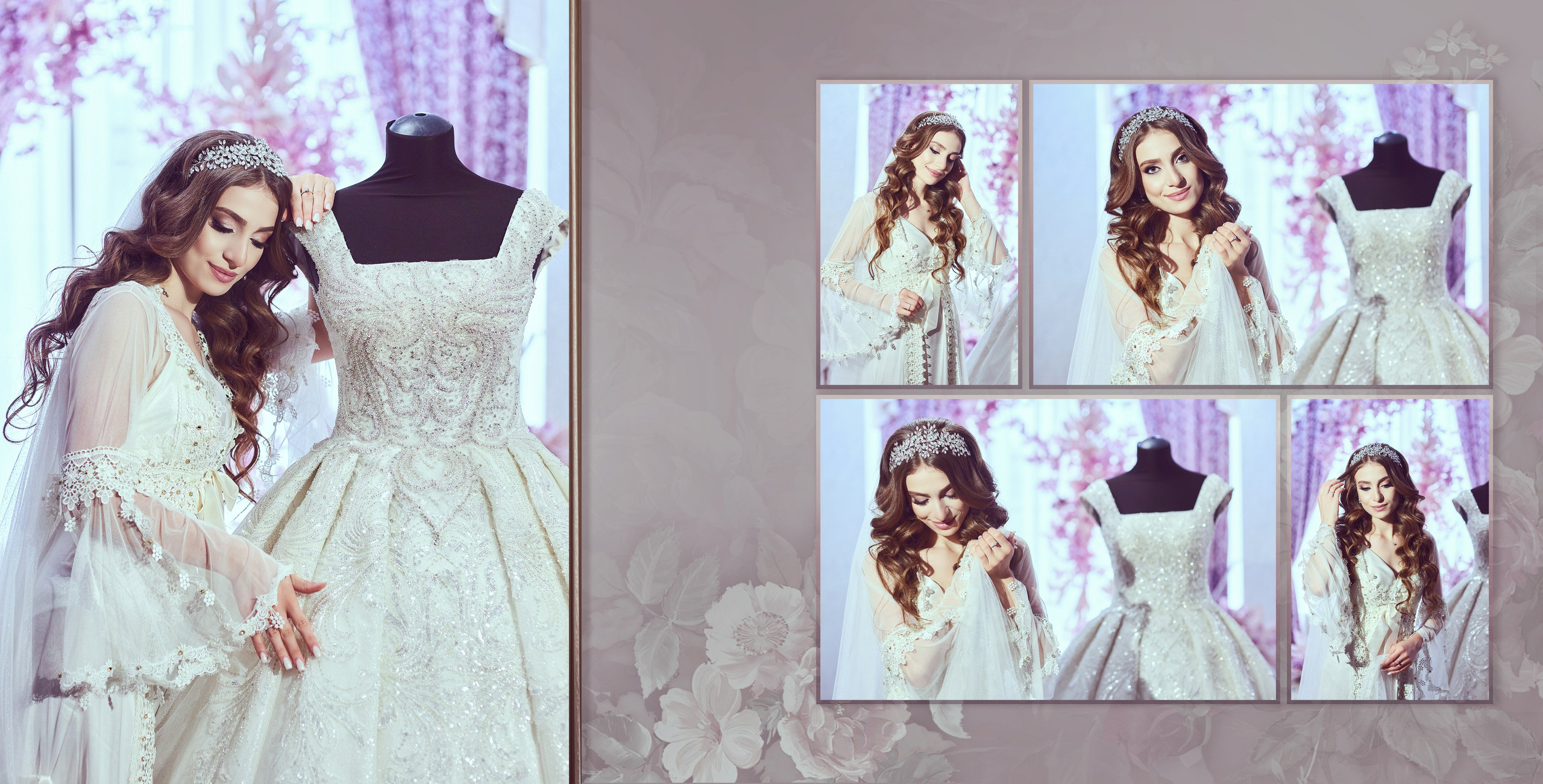 Свадебная фотокнига. Фотограф Кирсанова Наталия. Фотохудожник Наталия Кирсанова