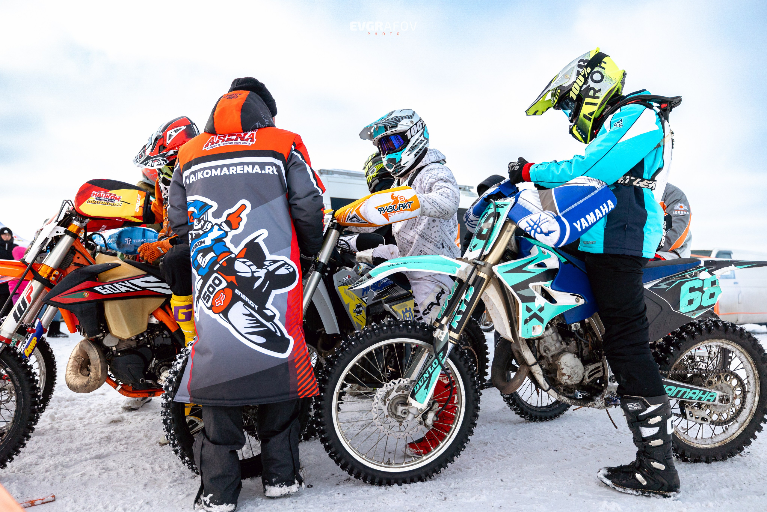 Открытый кубок Республики Татарстан по мотокроссу 3 этап. 4 февраля 2024 г. Фотограф Евграфов Александр