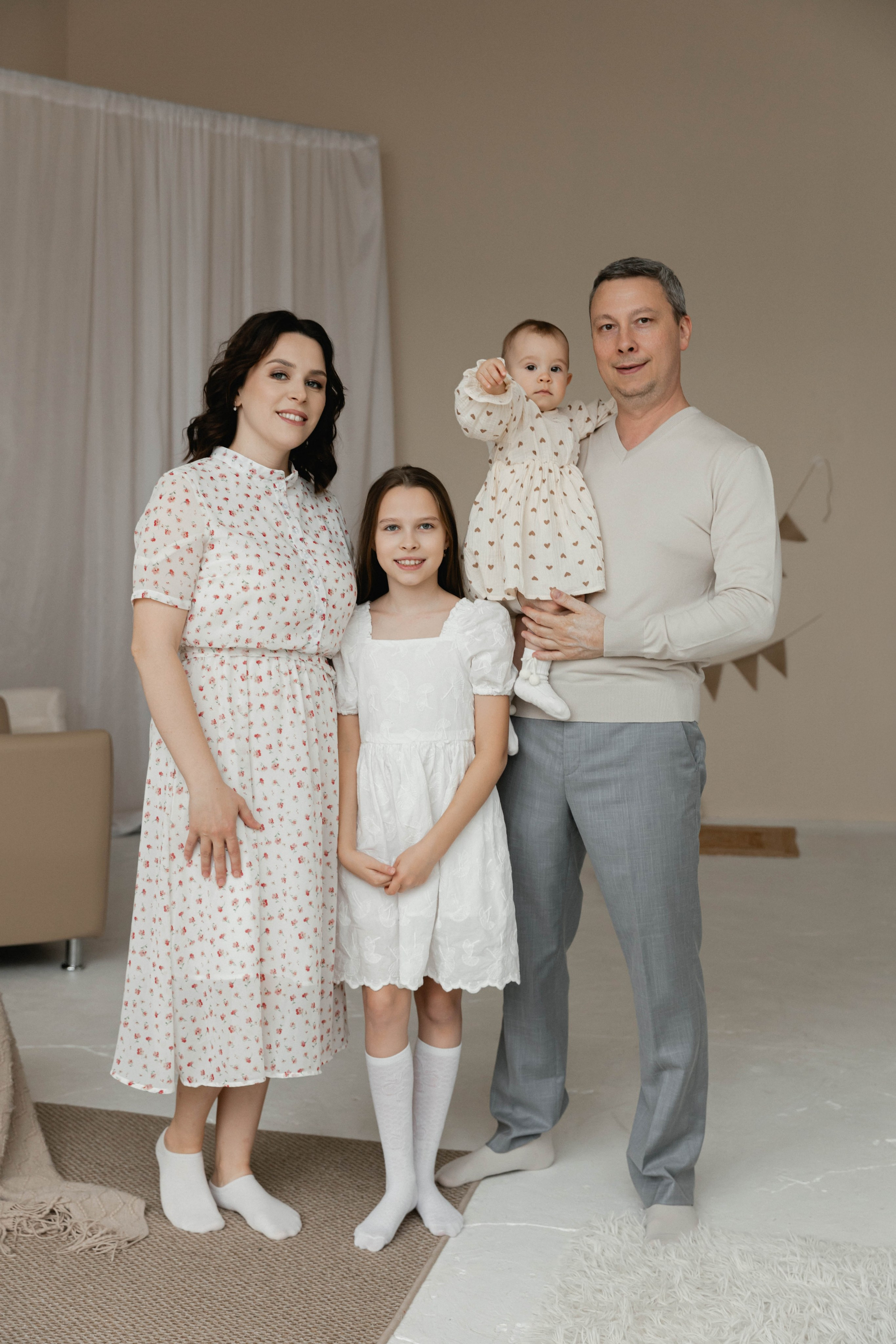 Дарья, Вадим, Соня и Тася. Семейный и свадебный фотограф Нижний Новгород