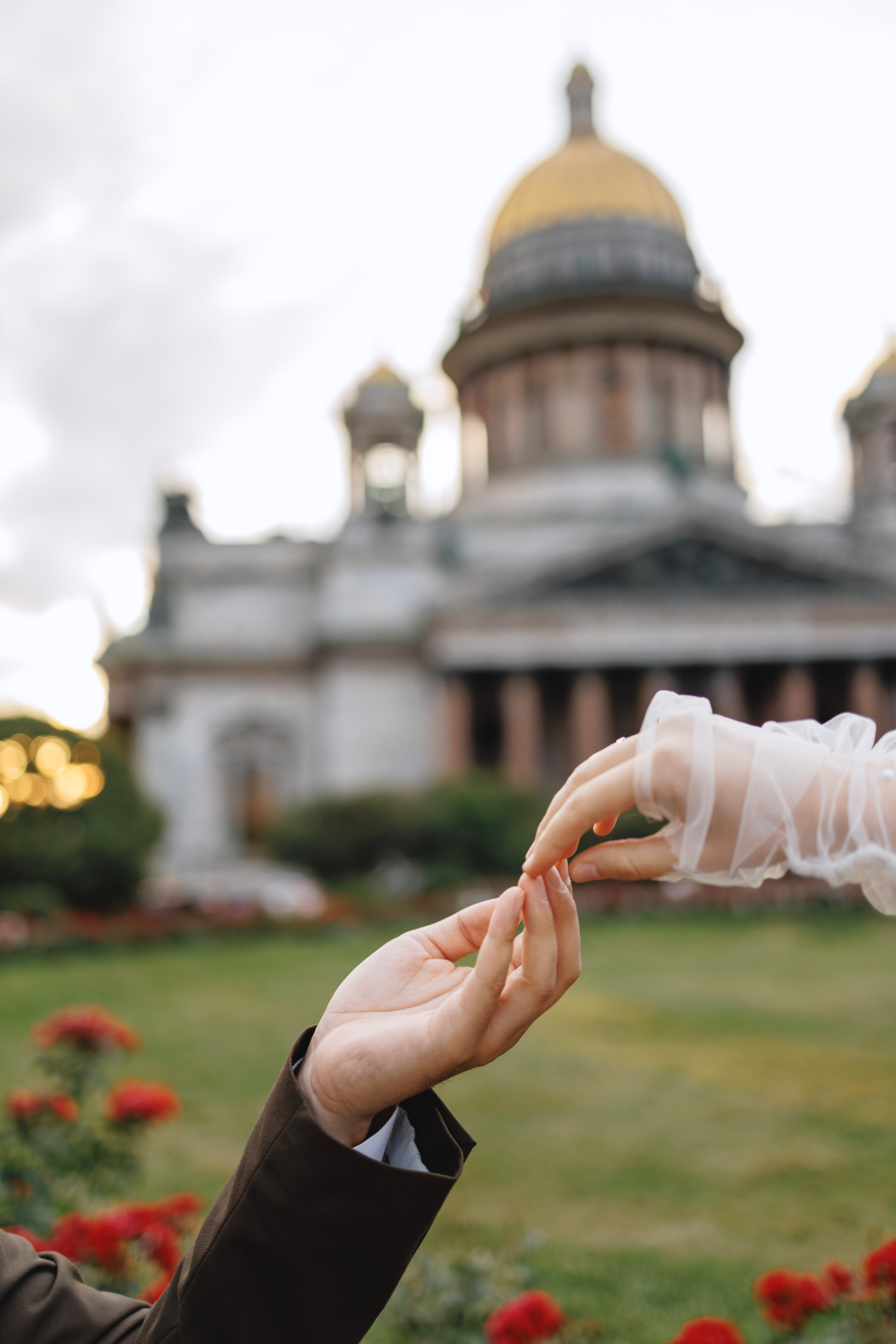 Руслан и Виолетта — Исаакий, Зимняя канавка. Боженова Елена фотограф Санкт-Петербург