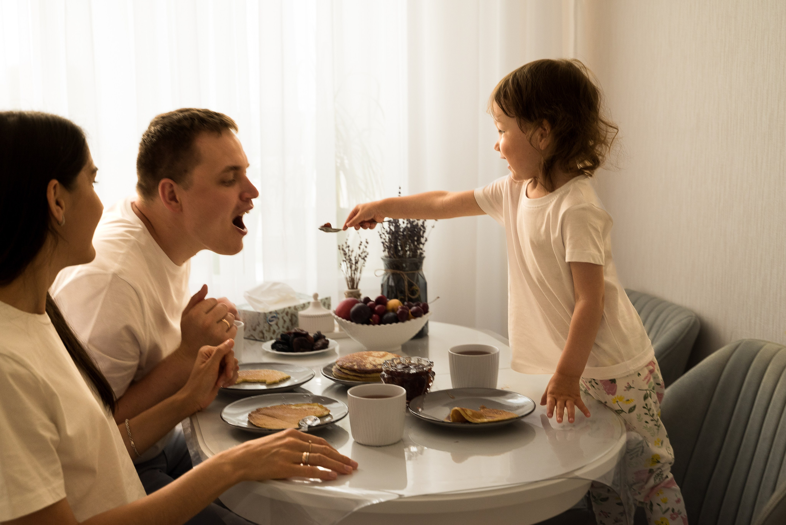 Гузель с семьей. Фотограф Ксения Огородова портфолио