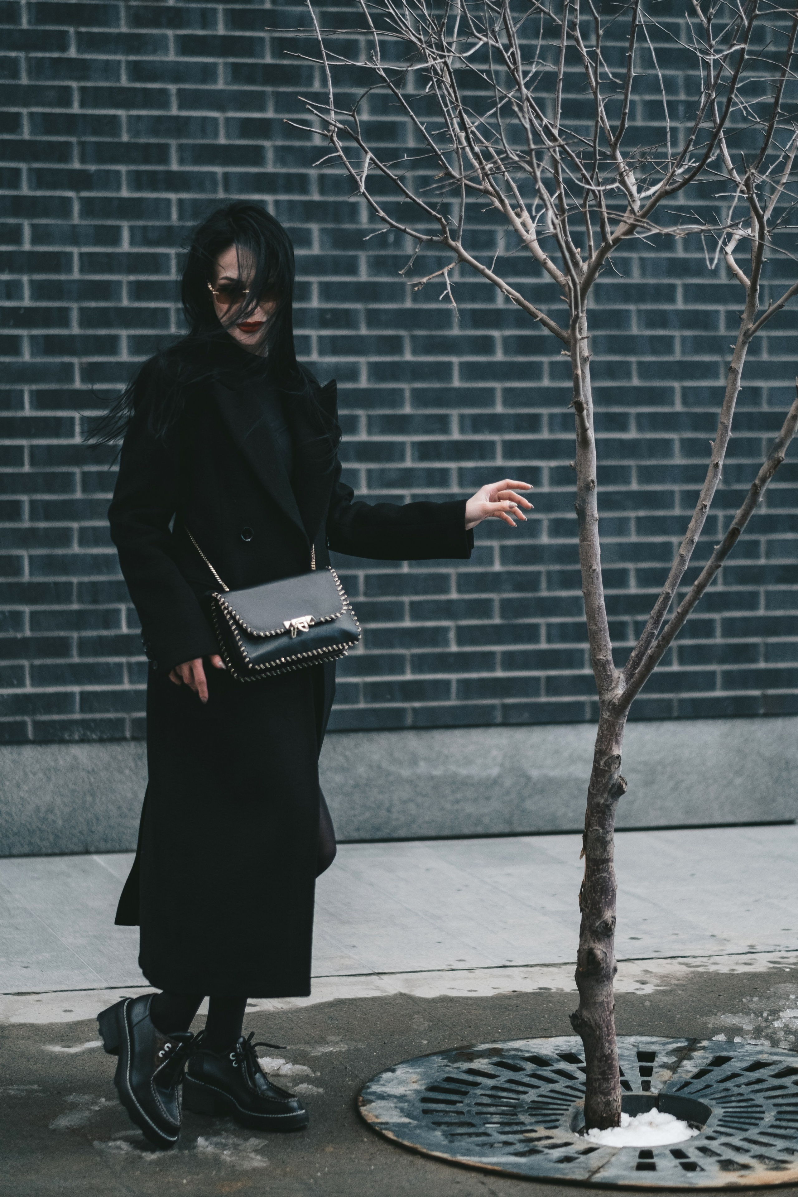 Первый прогулочный фотосет 2026. Портретный фотограф в Новосибирске