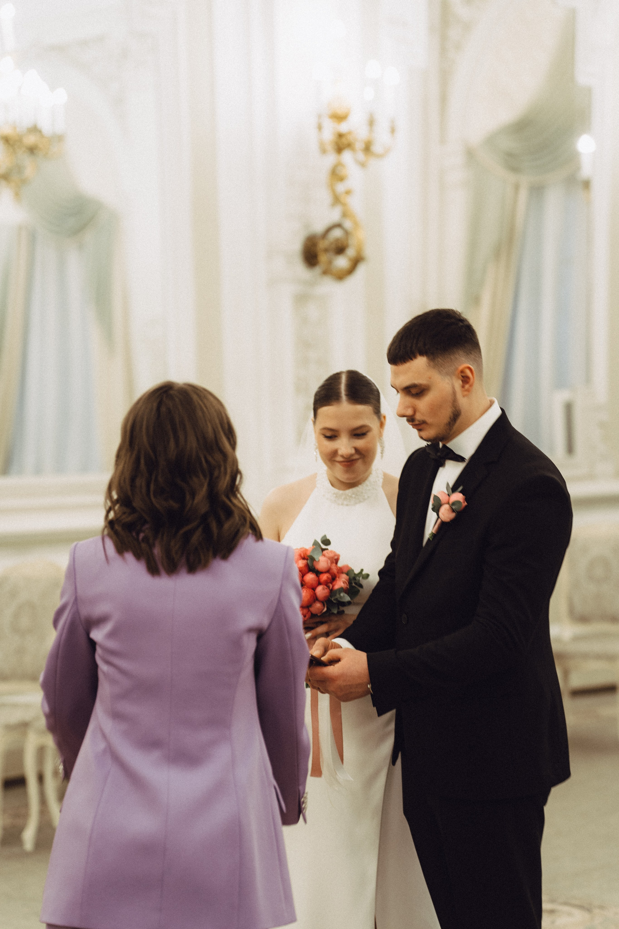 СВАДЕБНАЯ СЬЕМКА В ПЕВОМ ДВОРЦЕ БРАКОСОЧЕТАНИЯ. Профессиональный фотограф, Санкт-Петербург — Виктория Богомолова