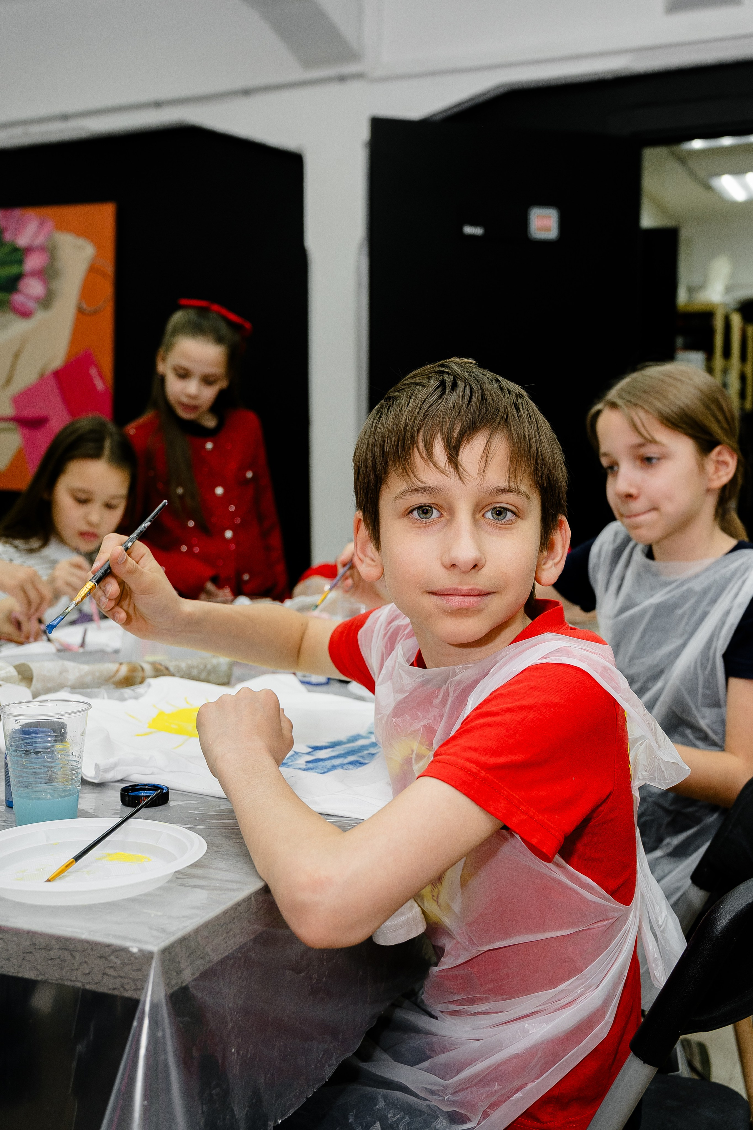 Детский День рождения. Мк роспись футболок. Alice_insomnia