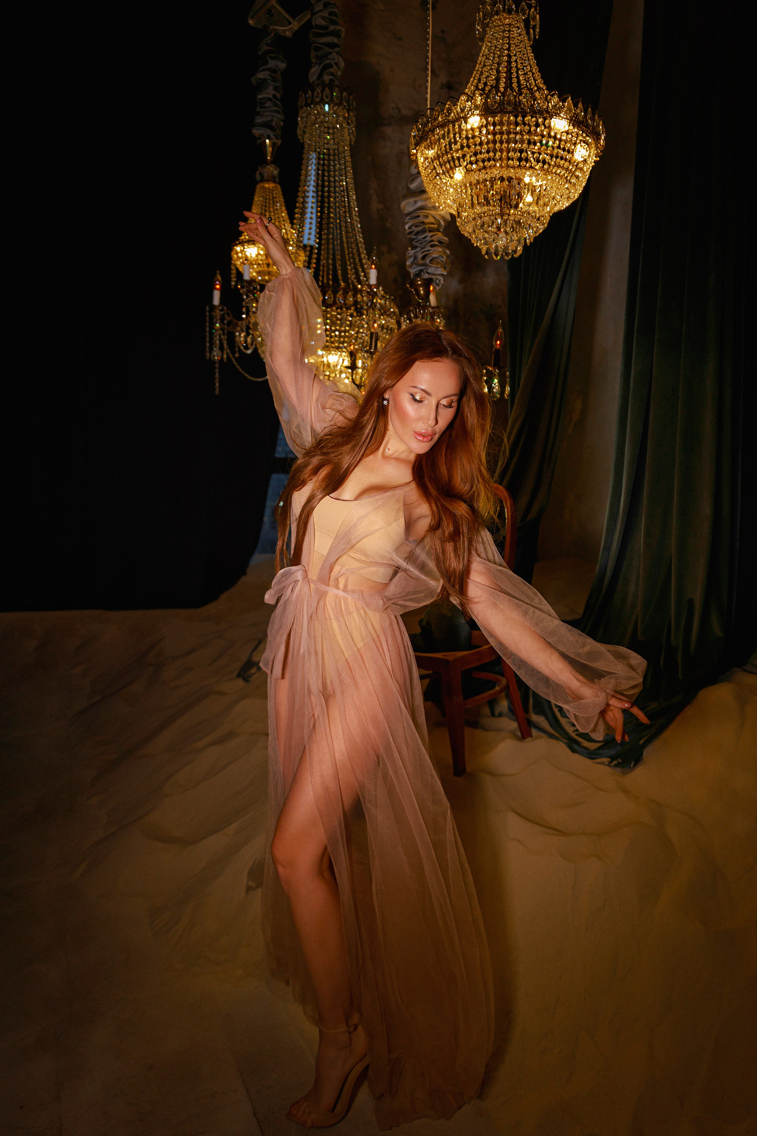 Песок и люстры. Женский фотограф Москва, Лобня