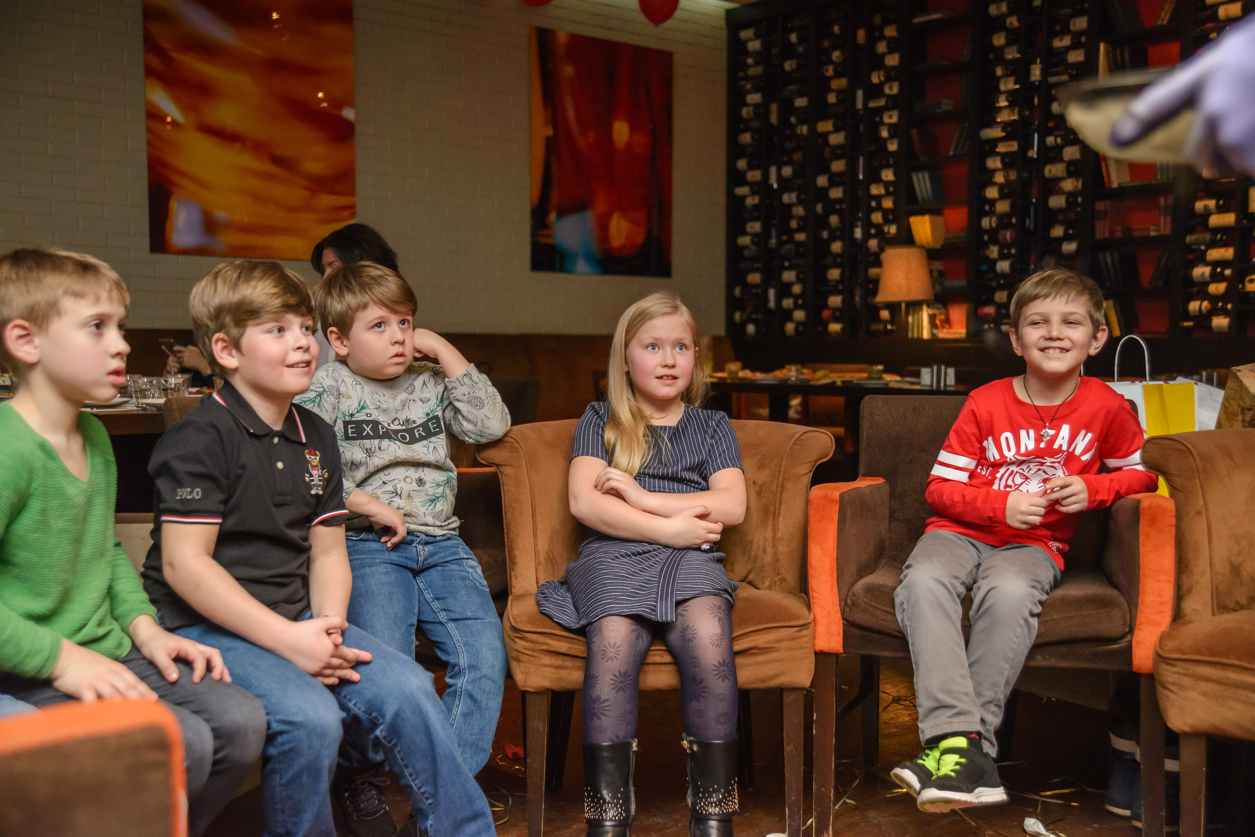 Детский день рождения в ресторане