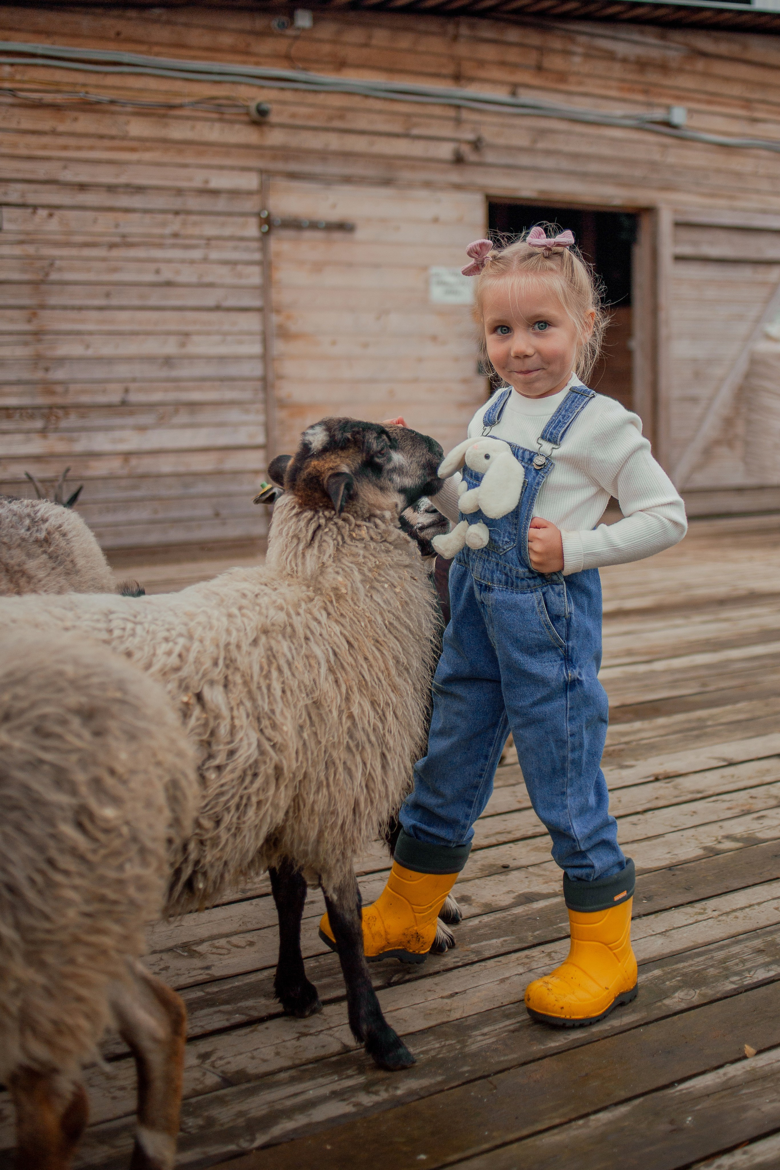 Детская фотосессия на ферме в СПб