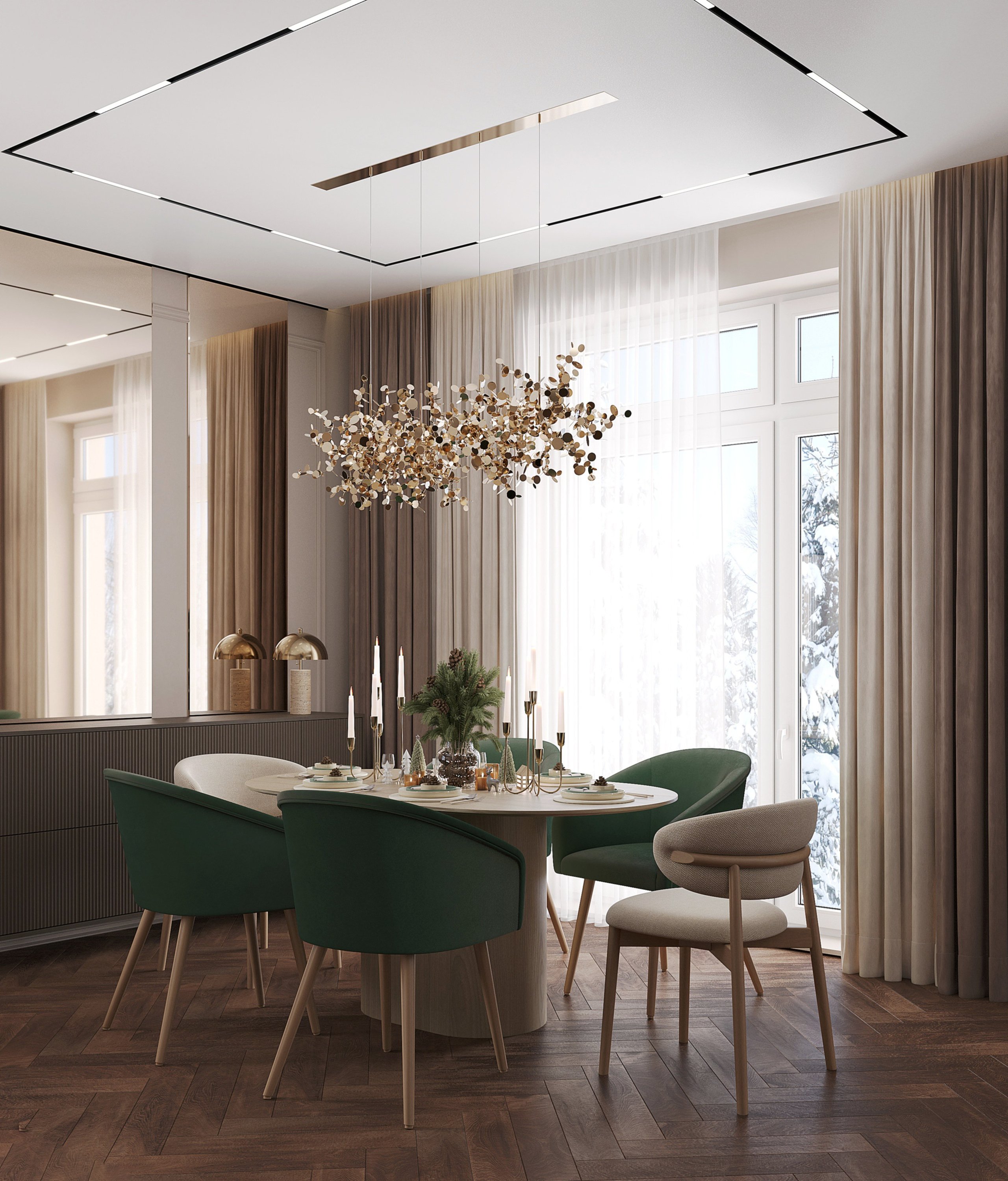 Проект Дома Казань. Студия дизайна интерьера Лактионовой Елены