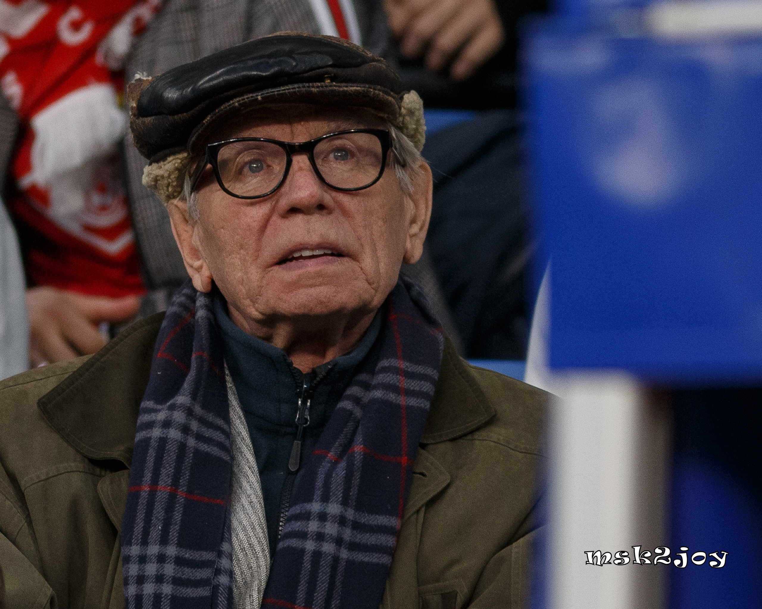 Болельщик на Центральном стадионе «Динамо» им. Льва Яшина. Фотограф - Михаил Тоцкий.