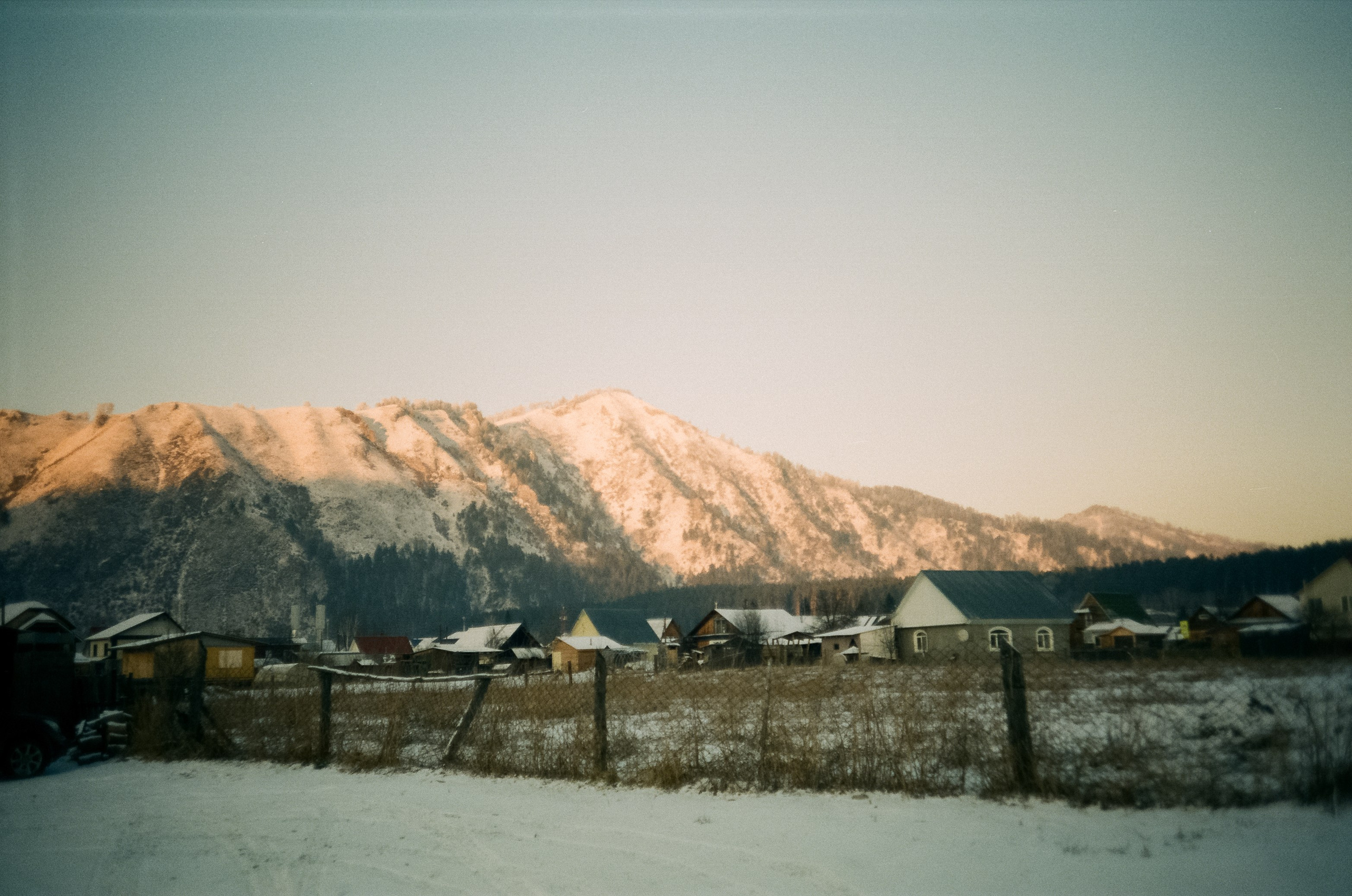 Бережок первый день, мост Бирюзовая Катунь / 10 декабря 2023 года (-25