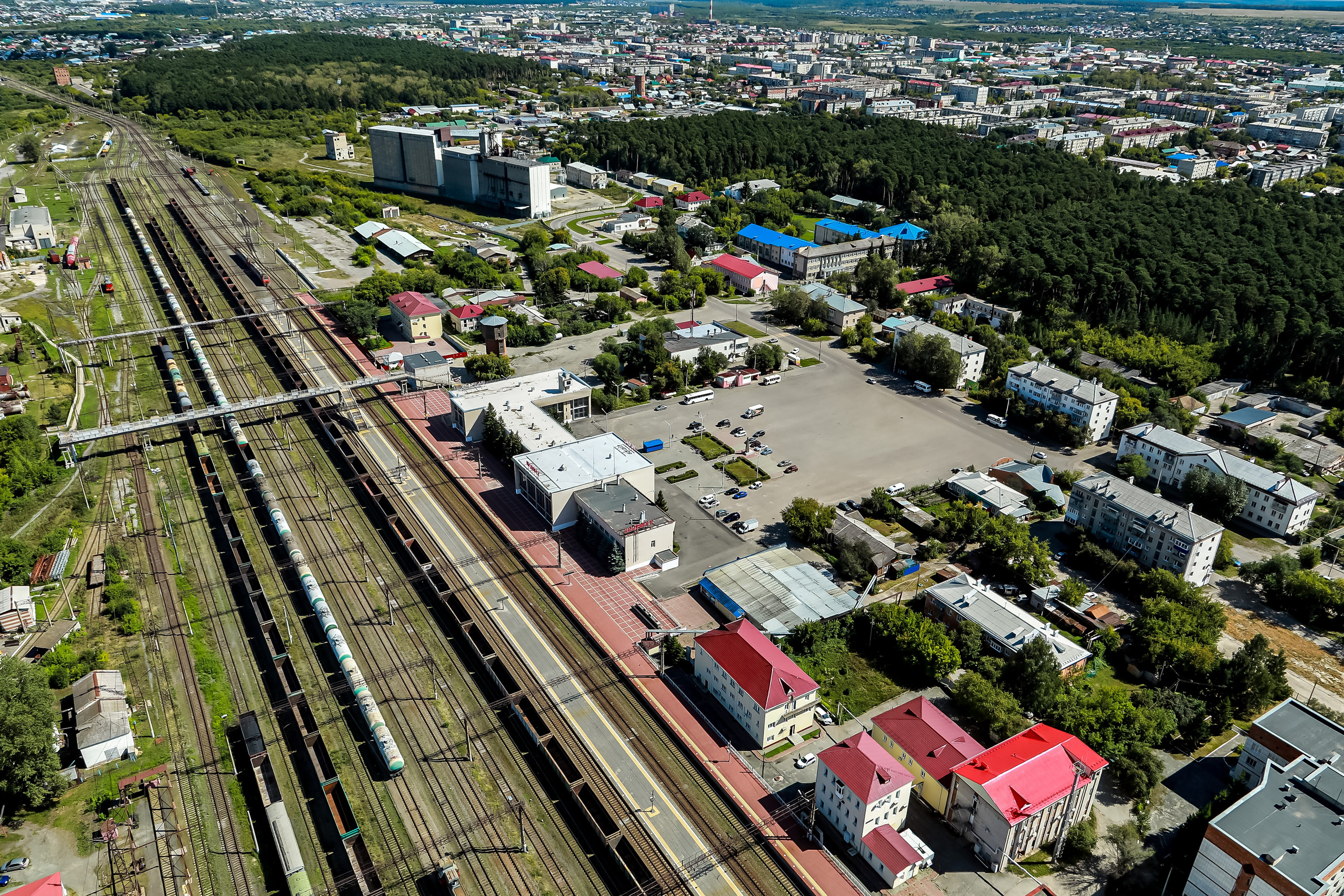 Город с высоты птичьего полёта. Фотограф Андрей Гузеев