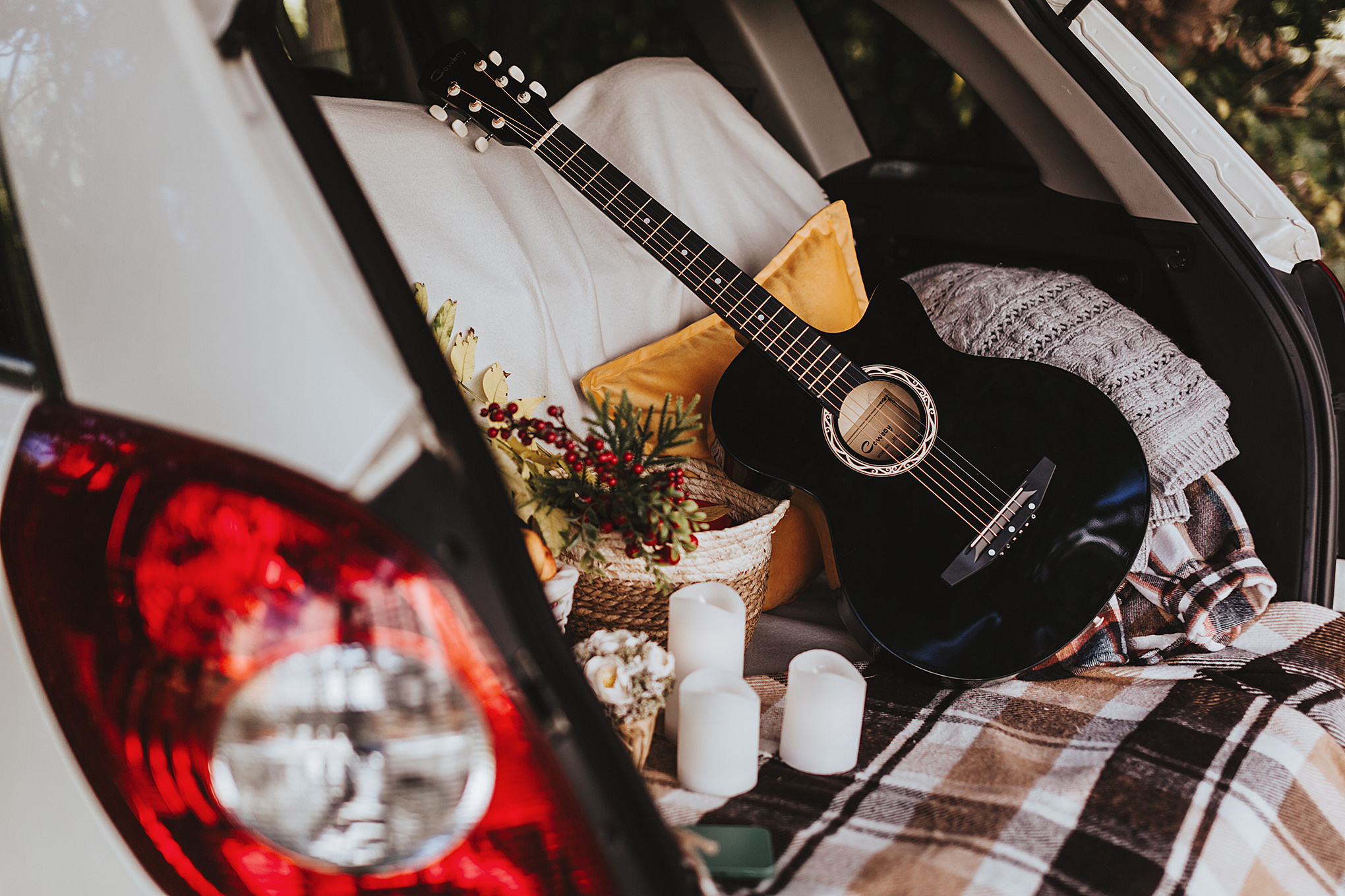 Анонс осеннего фотопроекта в багажнике автомобиля. Свадебный и семейный фотограф/видеограф в Краснодаре Наталья Осинская